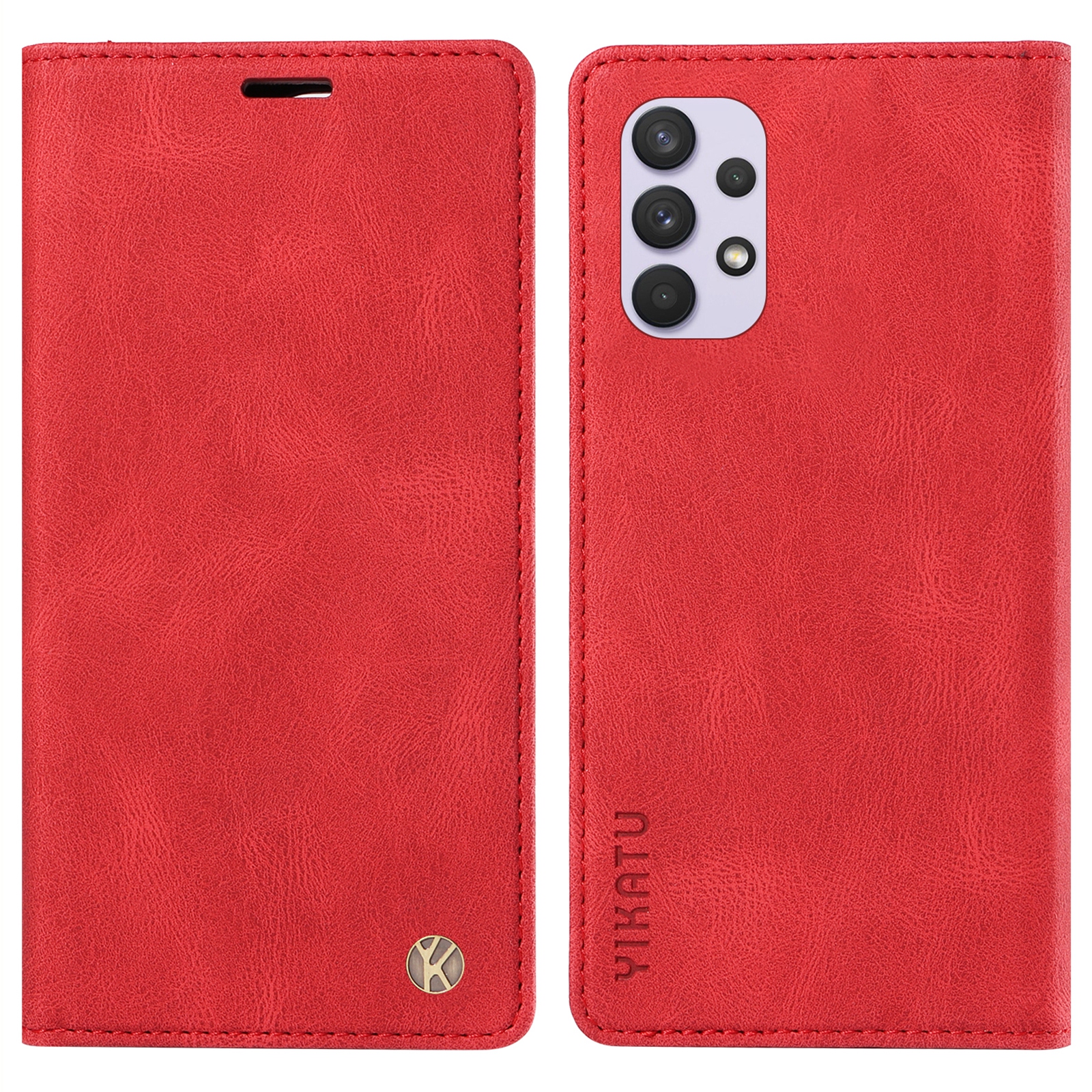 Yikatu YK-004 Für Samsung Galaxy A32 4G (eu-version) Magnetische Schließabschluss PU Leder Brieftaschenabdeckung Telefonständer Gehäuse - Rot, Samsung Galaxy A32 4G (EU Version)
Yikatu YK-004 Für Samsung Galaxy A32 4G (eu-version) Magnetische Schließabschluss PU Leder Brieftaschenabdeckung Telefonständer Gehäuse - Rot, Samsung Galaxy A32 4G (EU Version)