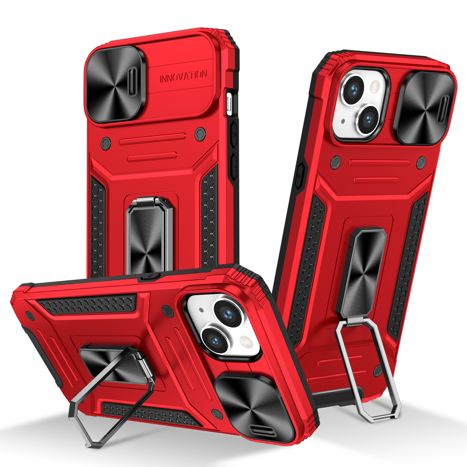 Für Das Iphone 14 Plus Kickstand Cover PC+TPU Dual Layer Phone Case Mit Dia Camera Deckel - Rot, iPhone 14 Plus
Für Das Iphone 14 Plus Kickstand Cover PC+TPU Dual Layer Phone Case Mit Dia Camera Deckel - Rot, iPhone 14 Plus