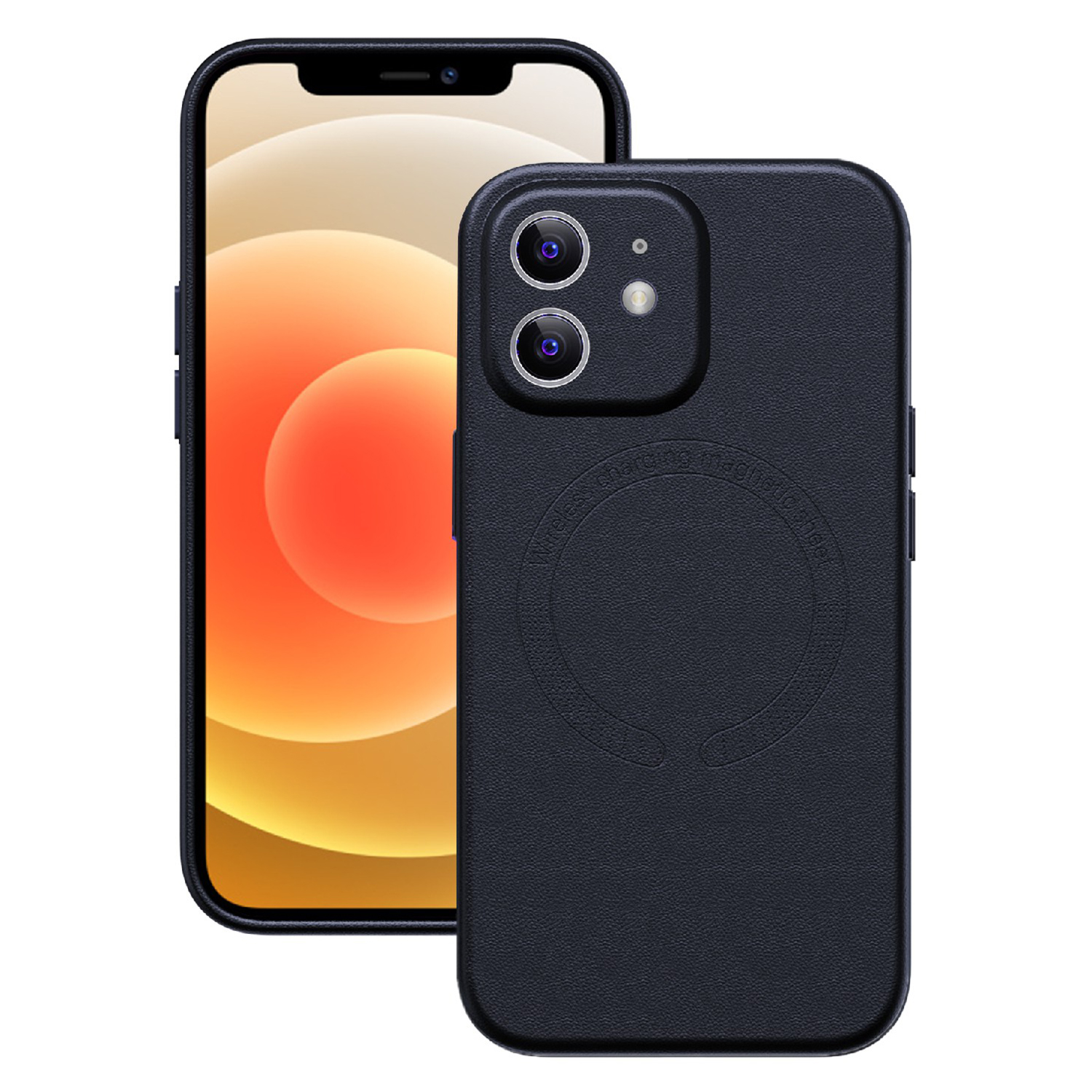 Für Iphone 12 Anti-drogen-telefonabdeckung Kompatibel Mit Magsafe Pu-leder-pc-rückhülle - Schwarz, iPhone 12
Für Iphone 12 Anti-drogen-telefonabdeckung Kompatibel Mit Magsafe Pu-leder-pc-rückhülle - Schwarz, iPhone 12