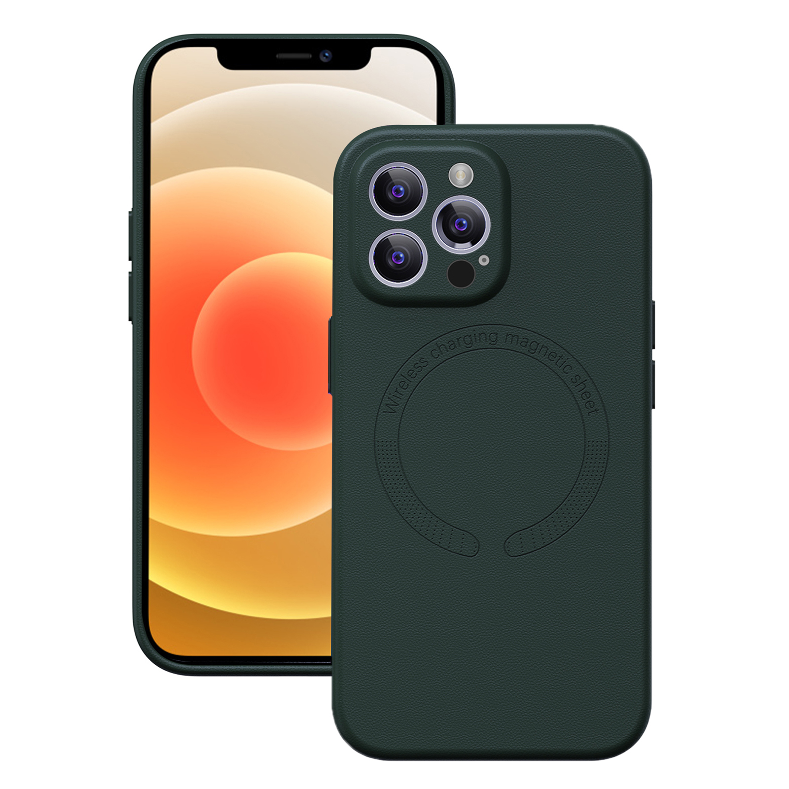 Telefonabdeckung Für Iphone 12 Pro Max 6,7 Zoll Anti-fall-fall Pu-leder-pc-backfall Mit Magsafe Kompatibel - Grün, iPhone 12 Pro Max
Telefonabdeckung Für Iphone 12 Pro Max 6,7 Zoll Anti-fall-fall Pu-leder-pc-backfall Mit Magsafe Kompatibel - Grün, iPhone 12 Pro Max