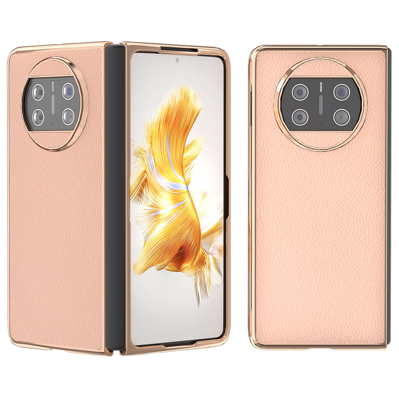 Für Huawei Mate X3 5G Nano Electroplating Echtes Kuhleder Beschichtetes PC Litchi Textur Hülle Telefonabdeckung - Gold, Huawei Mate X3 5G
Für Huawei Mate X3 5G Nano Electroplating Echtes Kuhleder Beschichtetes PC Litchi Textur Hülle Telefonabdeckung - Gold, Huawei Mate X3 5G