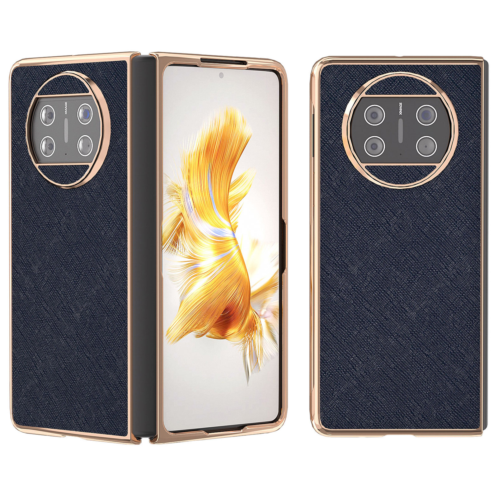 Telefonkoffer Für Huawei Mate X3 5G Nano Elektroplieren Echtes Kuhleder + PC Cross Textur Schutzabdeckung - Blau, Huawei Mate X3 5G
Telefonkoffer Für Huawei Mate X3 5G Nano Elektroplieren Echtes Kuhleder + PC Cross Textur Schutzabdeckung - Blau, Huawei Mate X3 5G