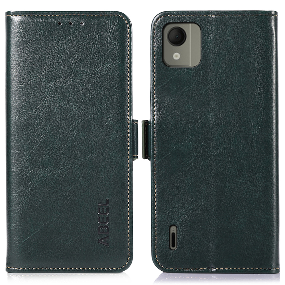 ABEEL Für Nokia C110 Anti-drop Crazy Horse Texture Case PU Leder Brieftasche Smartphone Cover - Grün, Nokia C110
ABEEL Für Nokia C110 Anti-drop Crazy Horse Texture Case PU Leder Brieftasche Smartphone Cover - Grün, Nokia C110