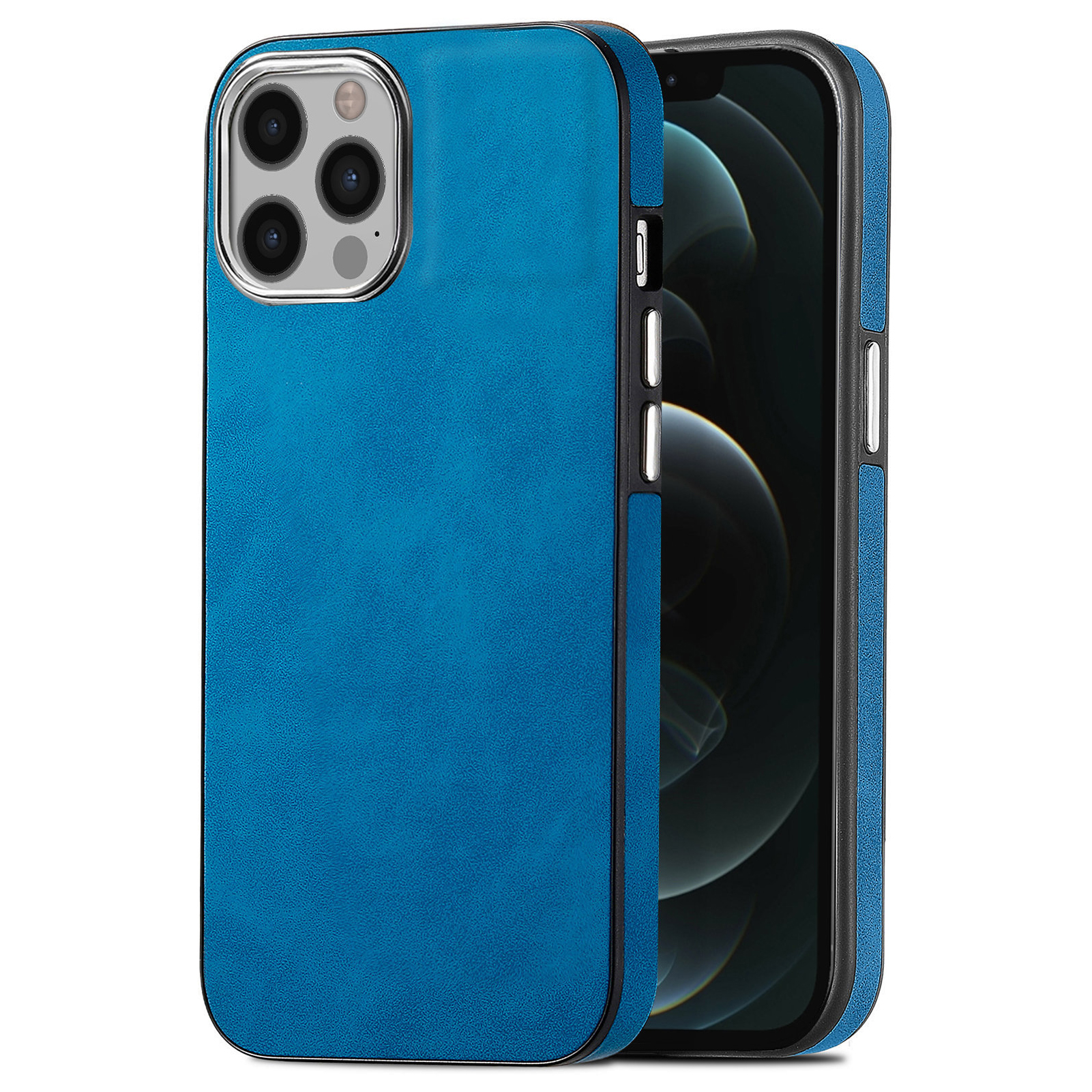 Bump Proof Case Für Iphone 12 / 12 Pro 6,1 Zoll, Elektroplierende Kamera Rahmen Hauttouch Mit Lederschicht Mit Tpu-telefonabdeckung - Dunkelblau, iPhone 12
Bump Proof Case Für Iphone 12 / 12 Pro 6,1 Zoll, Elektroplierende Kamera Rahmen Hauttouch Mit Lederschicht Mit Tpu-telefonabdeckung - Dunkelblau, iPhone 12