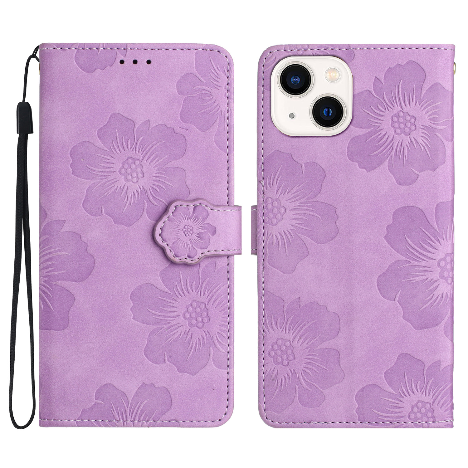 Für Iphone 15 Plus Blumen Haben Vollschutz Abdeckung Leder -brieftasche Telefonhülle - Lila, iPhone 15 Plus
Für Iphone 15 Plus Blumen Haben Vollschutz Abdeckung Leder -brieftasche Telefonhülle - Lila, iPhone 15 Plus