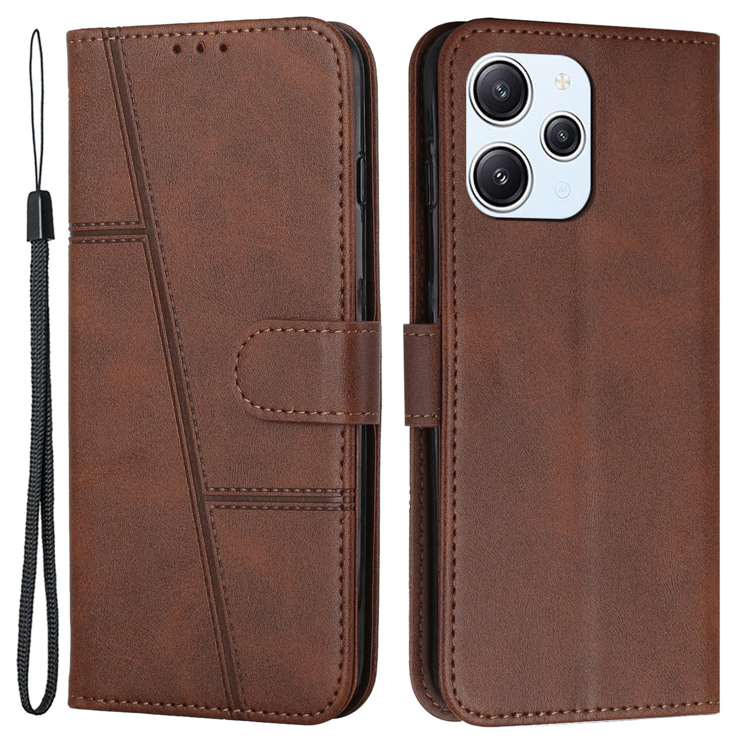 Für Xiaomi Redmi 12 4G Flip Wallet Phone Hülle PU Leder -kalbstexturabdeckung Mit Ständer - Braun, Xiaomi Redmi 12 4G
Für Xiaomi Redmi 12 4G Flip Wallet Phone Hülle PU Leder -kalbstexturabdeckung Mit Ständer - Braun, Xiaomi Redmi 12 4G