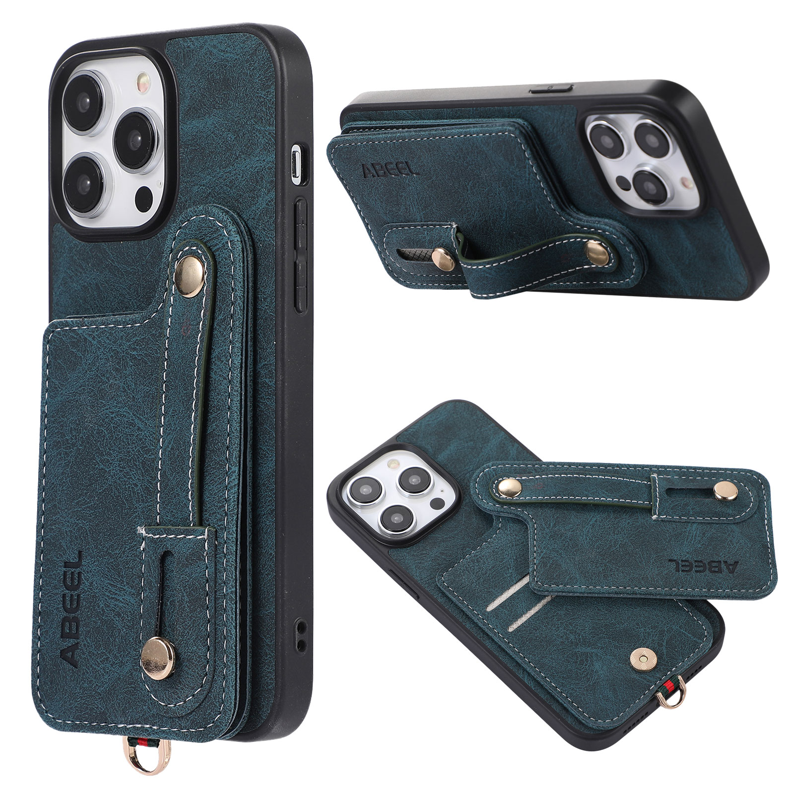 ABEEL Style 03 PU Lederbeschichtete TPU+PC -shell Für Iphone 15 Pro Max, Kickstand -karten -slots Litchi Textur Telefonabdeckung - Blau, iPhone 15 Pro Max
ABEEL Style 03 PU Lederbeschichtete TPU+PC -shell Für Iphone 15 Pro Max, Kickstand -karten -slots Litchi Textur Telefonabdeckung - Blau, iPhone 15 Pro Max