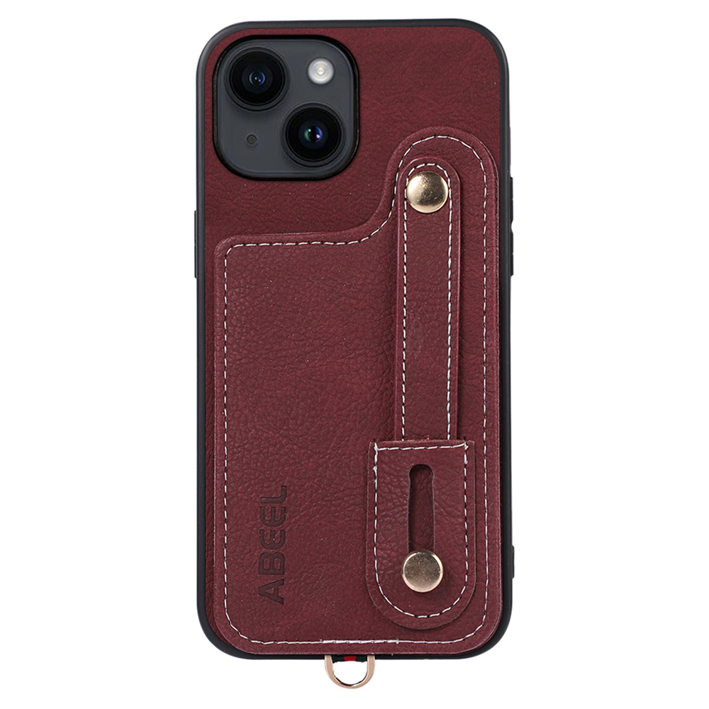 ABEEL Style 03 Für Iphone 14 PU Leder+tpu+pc Protective Cover Card Halter Kickstand Telefonhülle - Purpurrot, iPhone 14
ABEEL Style 03 Für Iphone 14 PU Leder+tpu+pc Protective Cover Card Halter Kickstand Telefonhülle - Purpurrot, iPhone 14
