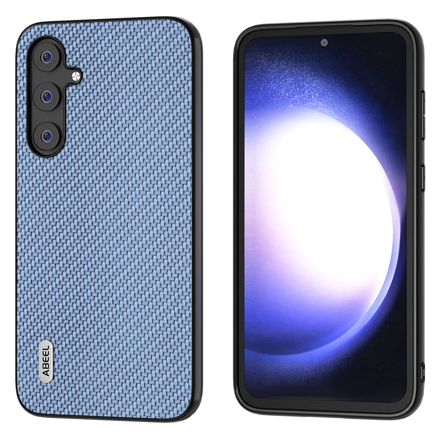 Abeel Für Samsung Galaxy S23 fe Lederbeschichteter PC+TPU -hülle Carbonfaser Textur Telefonabdeckung - Baby Blau, Galaxy S23 FE
Abeel Für Samsung Galaxy S23 fe Lederbeschichteter PC+TPU -hülle Carbonfaser Textur Telefonabdeckung - Baby Blau, Galaxy S23 FE