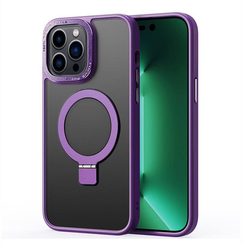Für Das Iphone 15 Pro Magnetic Phone Case TPU+PC Kickstand Matte Cover Kompatibel Mit Magsafe - Dunkelviolett, iPhone 15 Pro
Für Das Iphone 15 Pro Magnetic Phone Case TPU+PC Kickstand Matte Cover Kompatibel Mit Magsafe - Dunkelviolett, iPhone 15 Pro