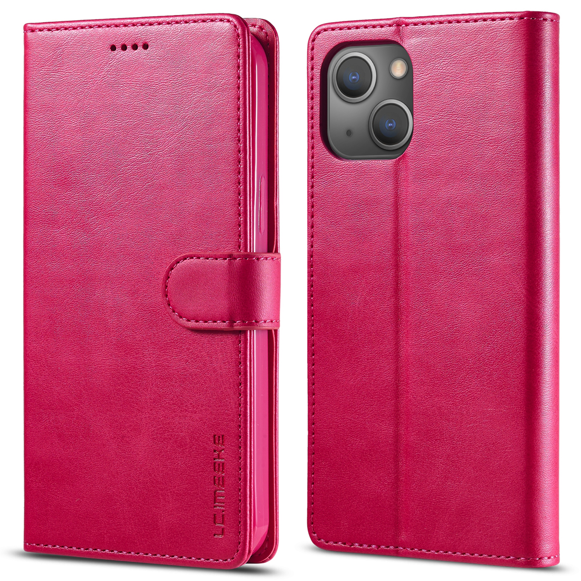 Lc. Imeeke Wallet Hülle Für Iphone 15 Plus, Anti-scratch-pu-leder-kalb-texturständer Flip Cover - Rose, iPhone 15 Plus
Lc. Imeeke Wallet Hülle Für Iphone 15 Plus, Anti-scratch-pu-leder-kalb-texturständer Flip Cover - Rose, iPhone 15 Plus