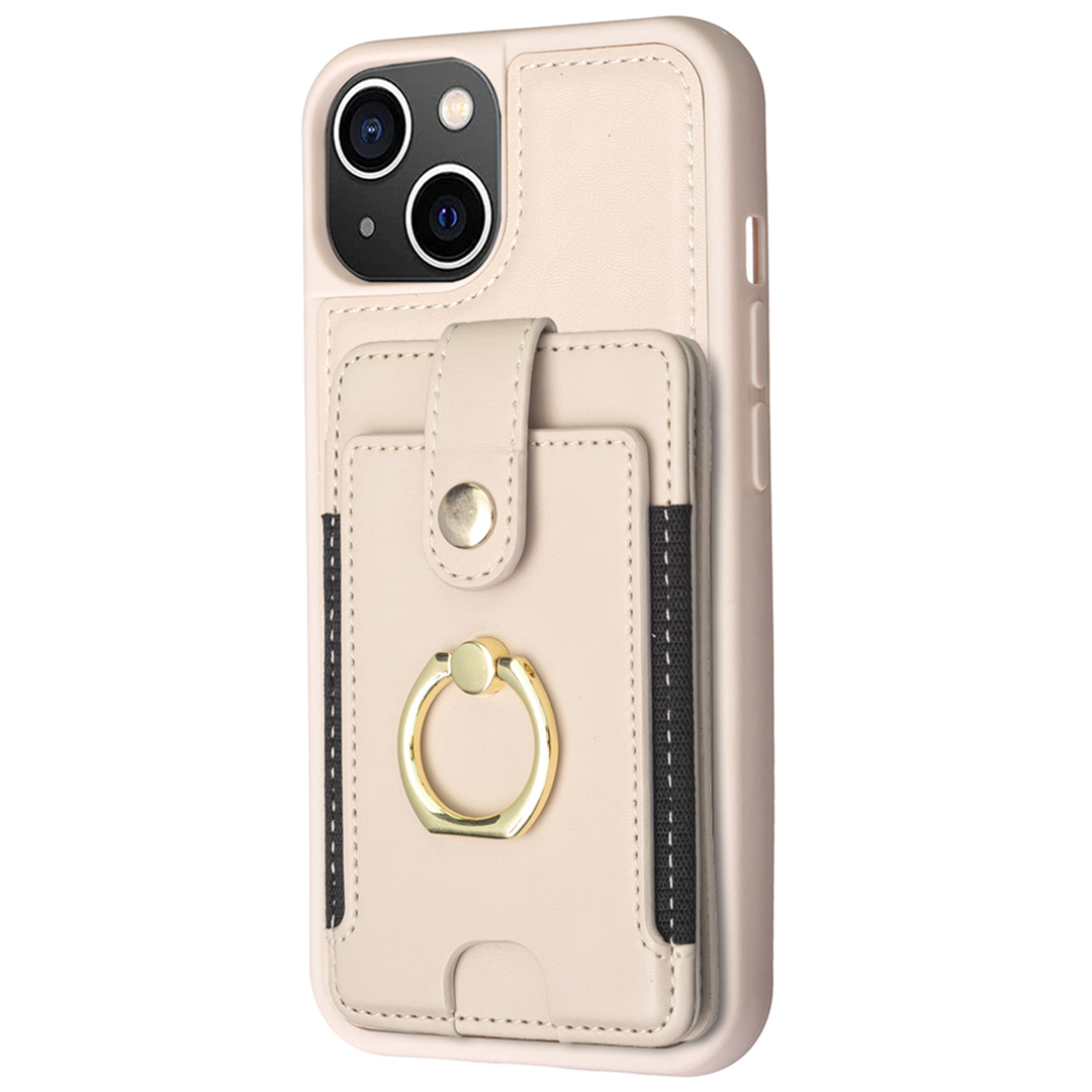 BF27 Für Iphone 15 Plus PU -lederbeschichtete TPU -telefonhülle Ring Kickstand -karten -slot -schutzabdeckung - Beige, iPhone 15 Plus
BF27 Für Iphone 15 Plus PU -lederbeschichtete TPU -telefonhülle Ring Kickstand -karten -slot -schutzabdeckung - Beige, iPhone 15 Plus