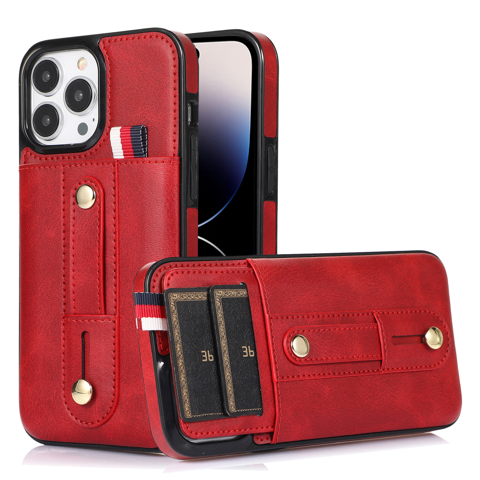 Für Das Iphone 14 Pro Max Kickstand Phone Case Retro PU Lederbeschichtete TPU -abdeckung Mit Kartensteckplätzen - Rot, iPhone 14 Pro Max
Für Das Iphone 14 Pro Max Kickstand Phone Case Retro PU Lederbeschichtete TPU -abdeckung Mit Kartensteckplätzen - Rot, iPhone 14 Pro Max