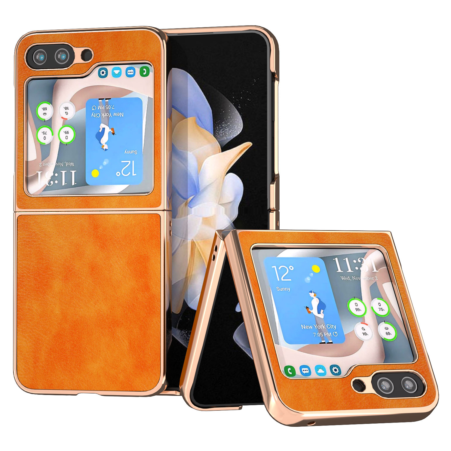 Für Samsung Galaxy Z Flip5 5G PU Leder+pc Litchi Textur Case Nano Electroplating Telefonabdeckung - Orange, Galaxy Z Flip5 5G
Für Samsung Galaxy Z Flip5 5G PU Leder+pc Litchi Textur Case Nano Electroplating Telefonabdeckung - Orange, Galaxy Z Flip5 5G