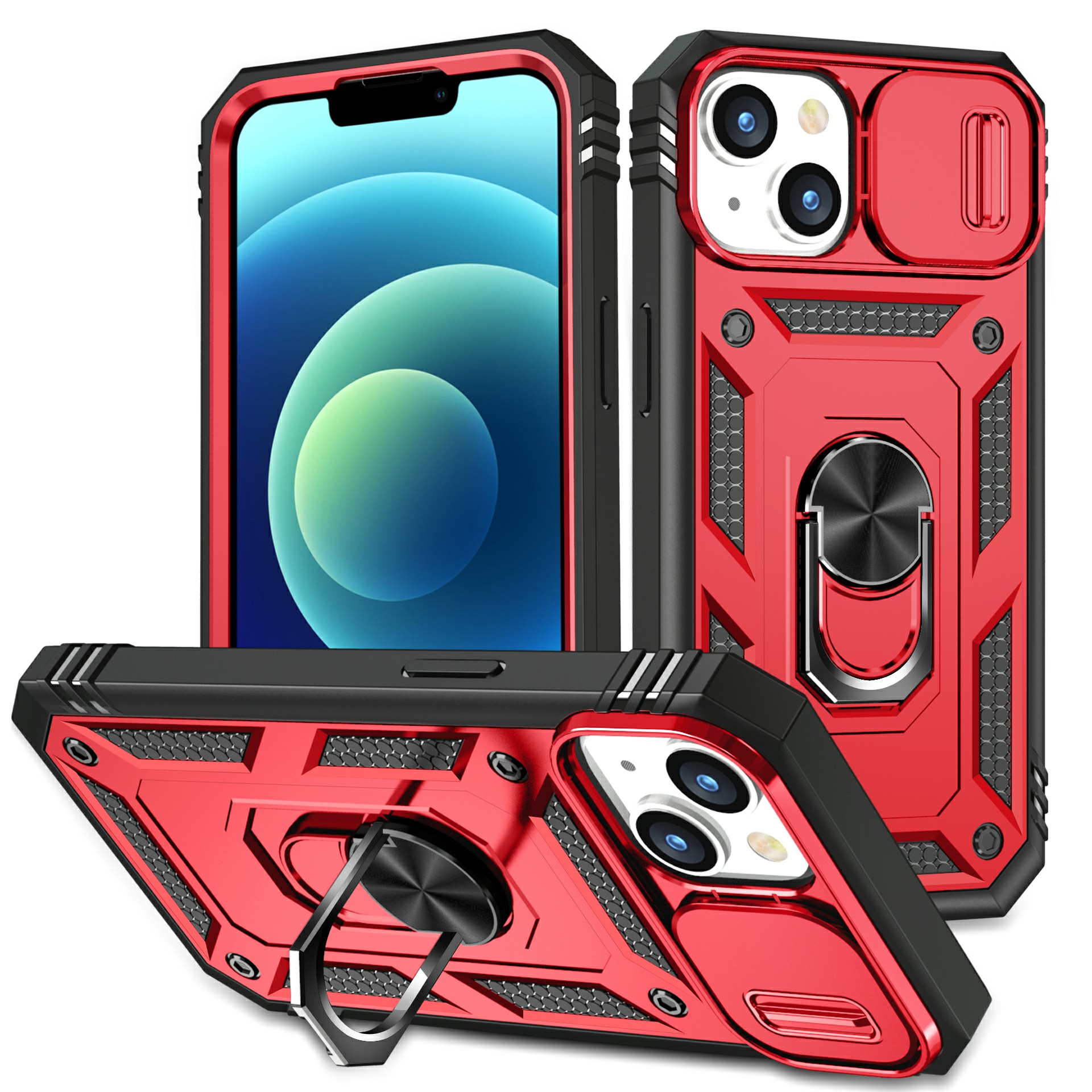 Für Das Iphone 15 Plus PC+TPU Kickstand-kartenhalter-telefonschale Mit Schiebkamera-abdeckung- Rot+schwarz, iPhone 15 Plus
Für Das Iphone 15 Plus PC+TPU Kickstand-kartenhalter-telefonschale Mit Schiebkamera-abdeckung- Rot+schwarz, iPhone 15 Plus