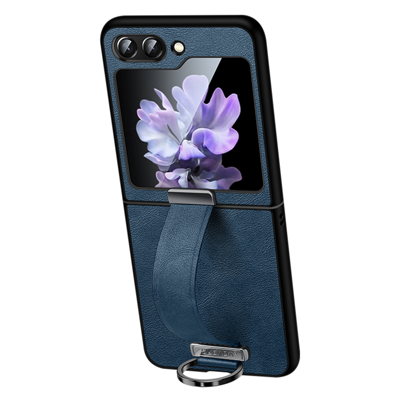 Sulada Fashion -serie Für Samsung Galaxy Z Flip5 5G Telefonhülle PU Leder+pc Armband Kickstand Schutzschutz - Blau, Galaxy Z Flip5 5G
Sulada Fashion -serie Für Samsung Galaxy Z Flip5 5G Telefonhülle PU Leder+pc Armband Kickstand Schutzschutz - Blau, Galaxy Z Flip5 5G