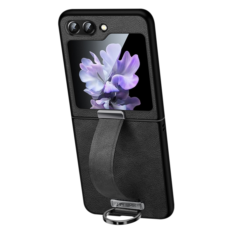Sulada Fashion -serie Für Samsung Galaxy Z Flip5 5G Telefonhülle PU Leder+pc Armband Kickstand Schutzschutz - Schwarz, Galaxy Z Flip5 5G
Sulada Fashion -serie Für Samsung Galaxy Z Flip5 5G Telefonhülle PU Leder+pc Armband Kickstand Schutzschutz - Schwarz, Galaxy Z Flip5 5G