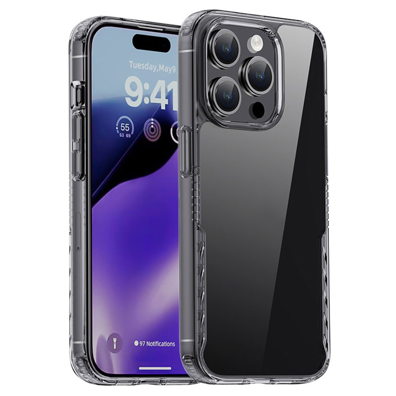 Ipaky Für Iphone 15 Pro Schockproof Vier Eckphone TPU Frame Hardpc Zurück -abdeckung - Transparent Schwarz, iPhone 15 Pro
Ipaky Für Iphone 15 Pro Schockproof Vier Eckphone TPU Frame Hardpc Zurück -abdeckung - Transparent Schwarz, iPhone 15 Pro