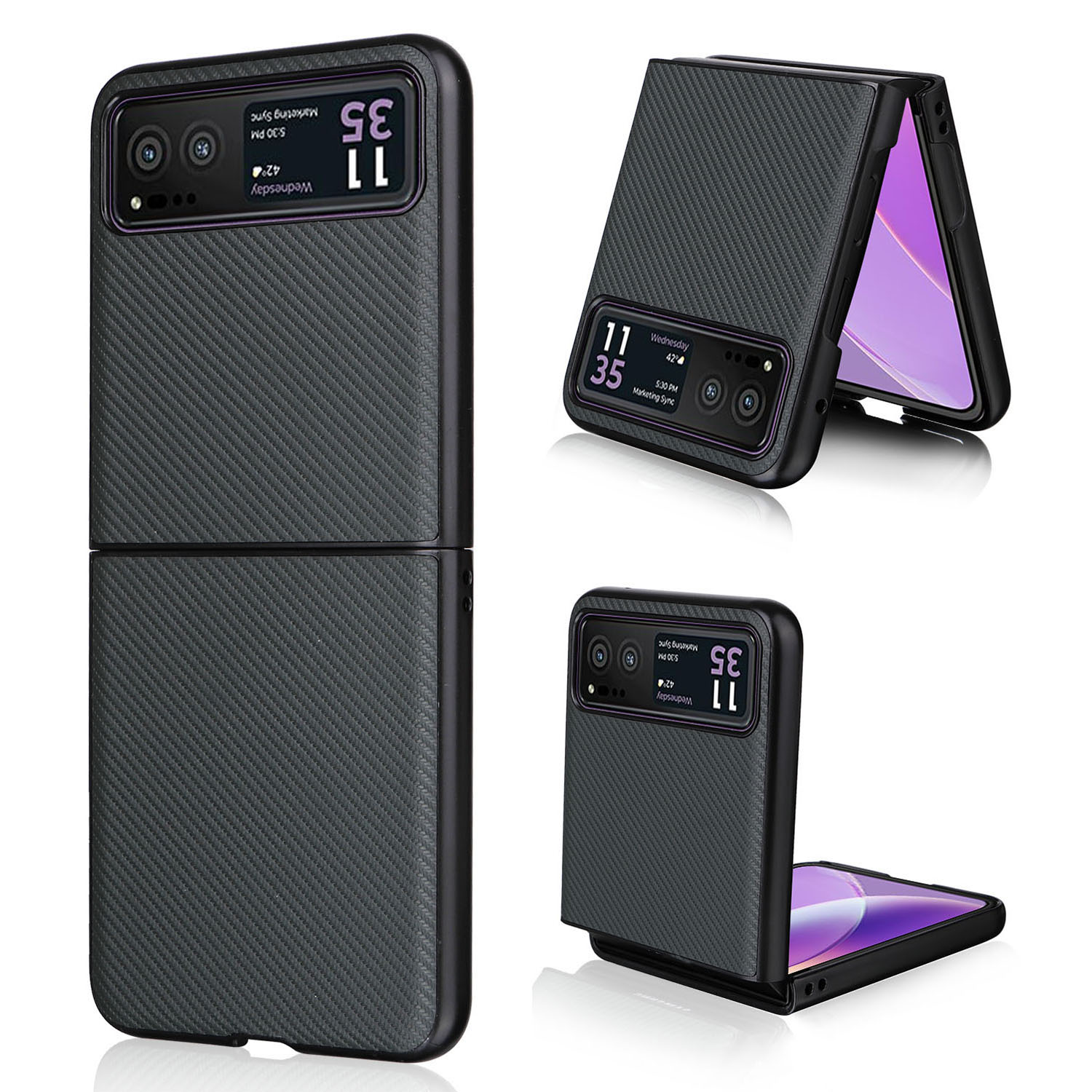 Für Motorola Razr 40 5G Pu-lederbeschichtete PC Anti-kratzer-telefonhülle Carbonfaser-textur Rückseite - Grün, Motorola Razr 40 5G
Für Motorola Razr 40 5G Pu-lederbeschichtete PC Anti-kratzer-telefonhülle Carbonfaser-textur Rückseite - Grün, Motorola Razr 40 5G