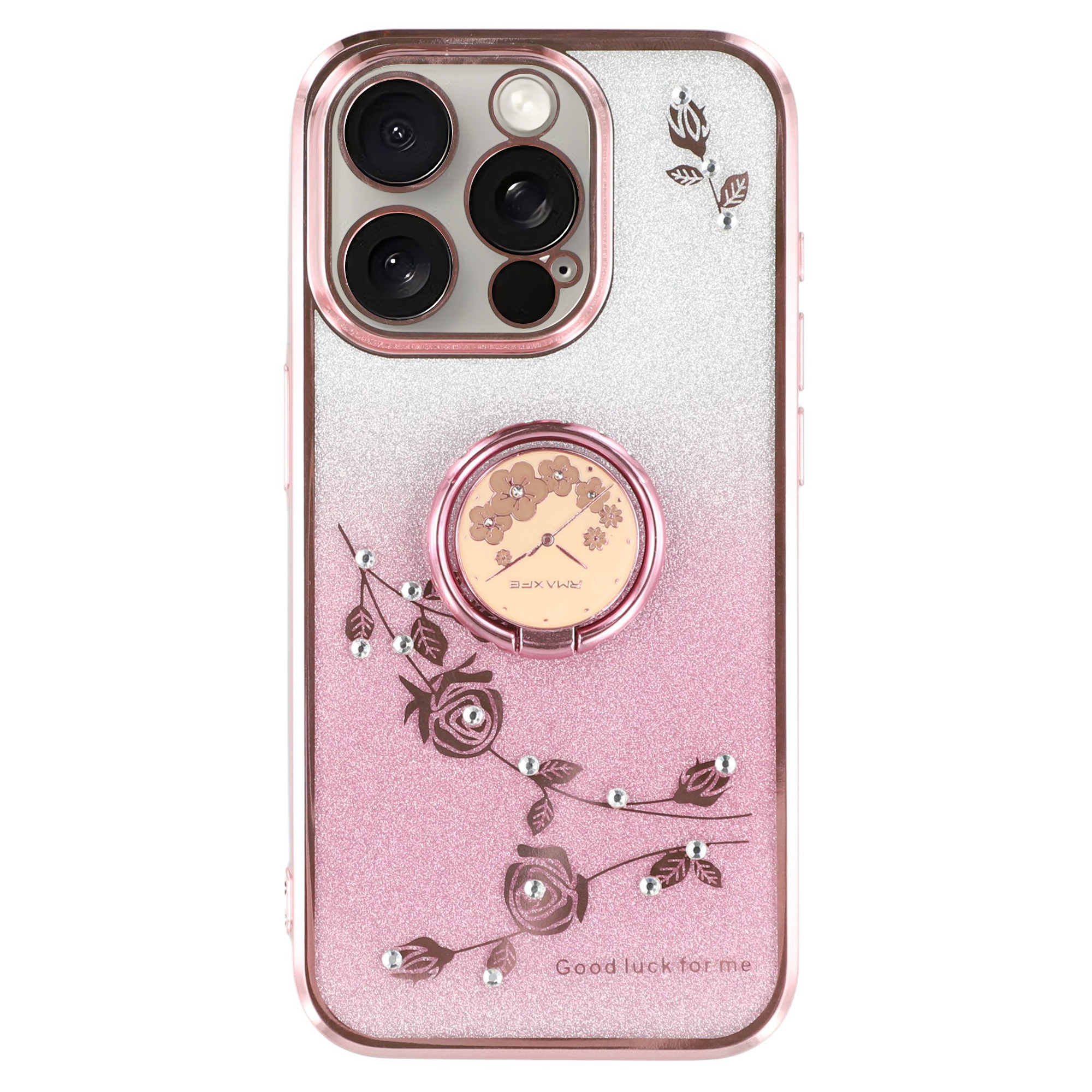 Tpu-anti-kollision-abdeckung Für Iphone 13 Pro Max 6,7 Zoll, Glitzerblumenmuster Telefonhülle Mit Ringstand - Roségold, iPhone 13 Pro Max
Tpu-anti-kollision-abdeckung Für Iphone 13 Pro Max 6,7 Zoll, Glitzerblumenmuster Telefonhülle Mit Ringstand - Roségold, iPhone 13 Pro Max