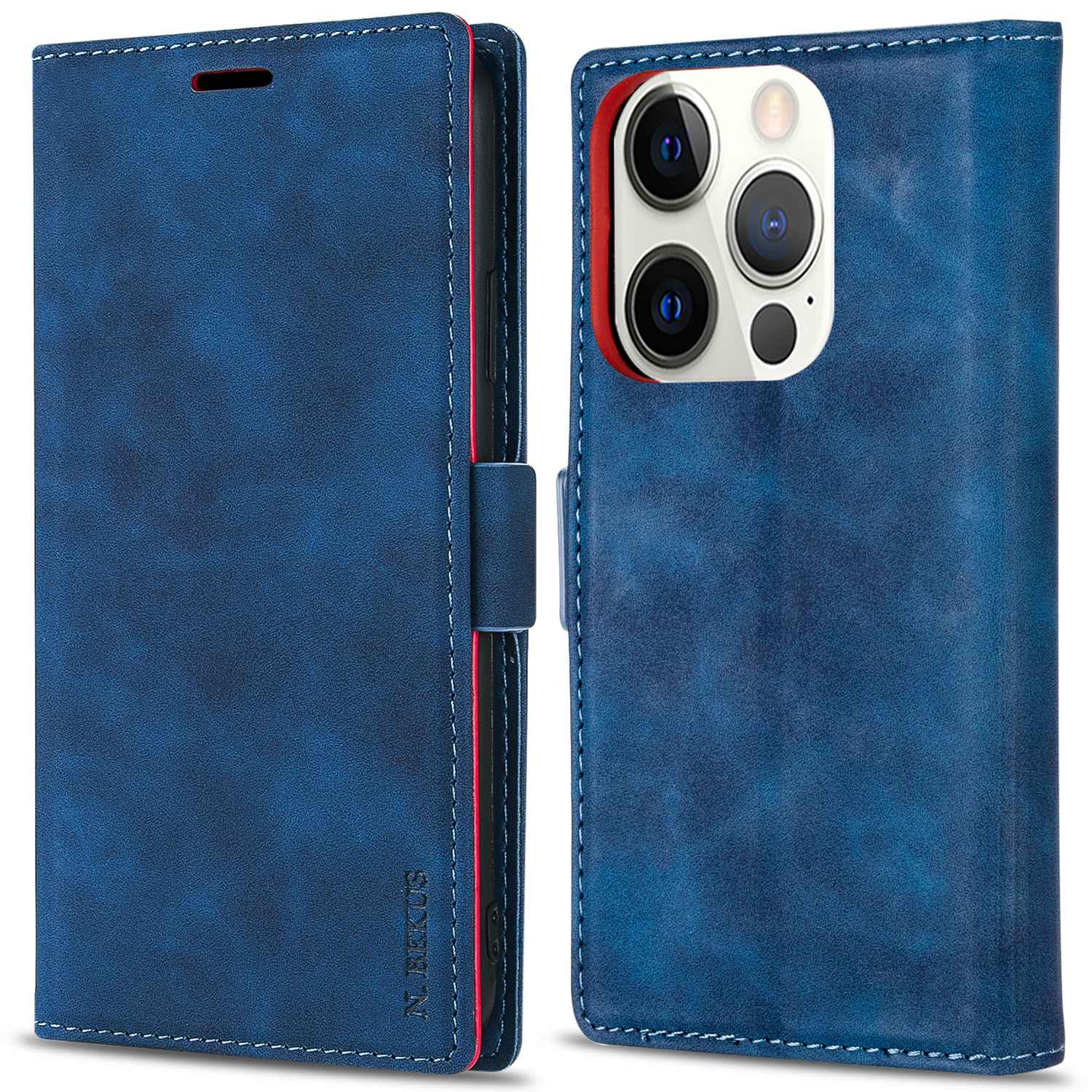 n. Bekus Für Iphone 15 Pro Max Skin-touch-telefon Leder Hülle Brieftasche Schutzhilfe - Blau, iPhone 15 Pro Max
n. Bekus Für Iphone 15 Pro Max Skin-touch-telefon Leder Hülle Brieftasche Schutzhilfe - Blau, iPhone 15 Pro Max