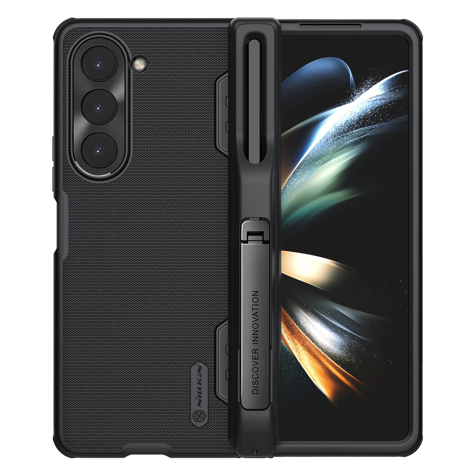 Nillkin Super Frosted Shield Fold Für Samsung Galaxy Z Fold5 5G PC + TPU -telefonhülle Matte Kickstand Cover Mit Stiftschlitz - Schwarz, Galaxy Z Fold5 5G
Nillkin Super Frosted Shield Fold Für Samsung Galaxy Z Fold5 5G PC + TPU -telefonhülle Matte Kickstand Cover Mit Stiftschlitz - Schwarz, Galaxy Z Fold5 5G
