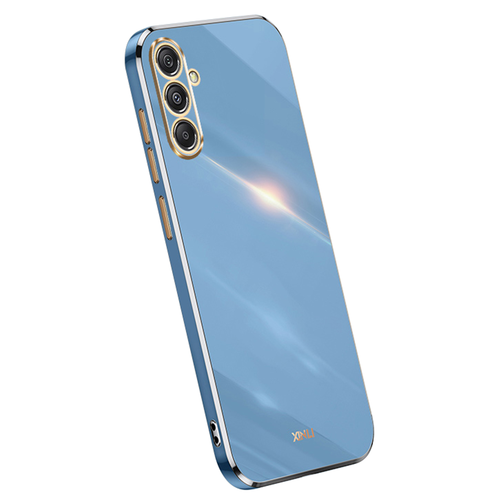 Xinli Für Samsung Galaxy S23 fe Electroplated Gold Edge TPU Phone Case Drop-sof-abdeckung - Blau, Galaxy S23 FE
Xinli Für Samsung Galaxy S23 fe Electroplated Gold Edge TPU Phone Case Drop-sof-abdeckung - Blau, Galaxy S23 FE