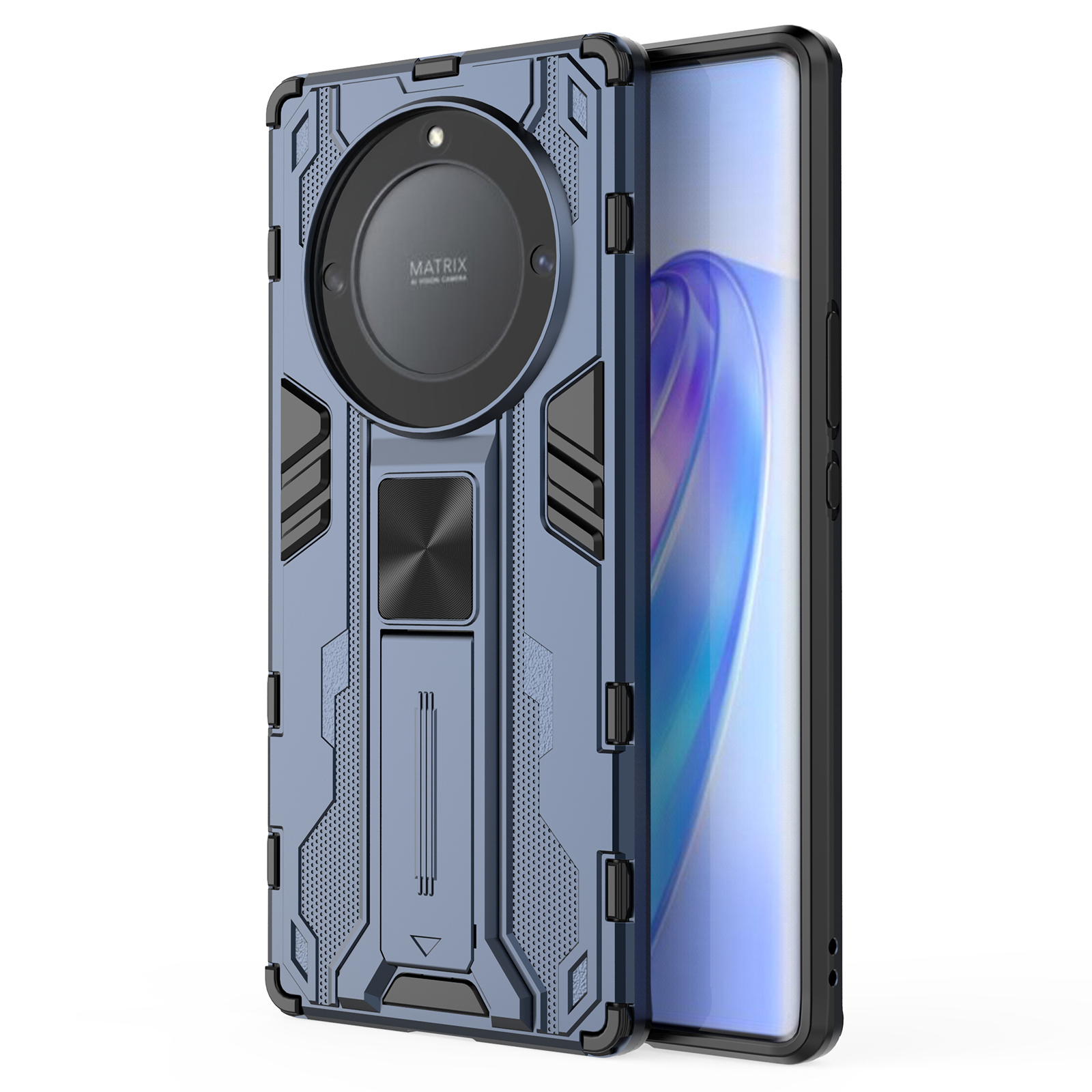 Für Ehre X9a 5g / X40 5G Telefonabdeckung Mit Kickstand Hard PC + Soft TPU Anti-drop-schutzhülle - Blau, Honor X9a 5G
Für Ehre X9a 5g / X40 5G Telefonabdeckung Mit Kickstand Hard PC + Soft TPU Anti-drop-schutzhülle - Blau, Honor X9a 5G