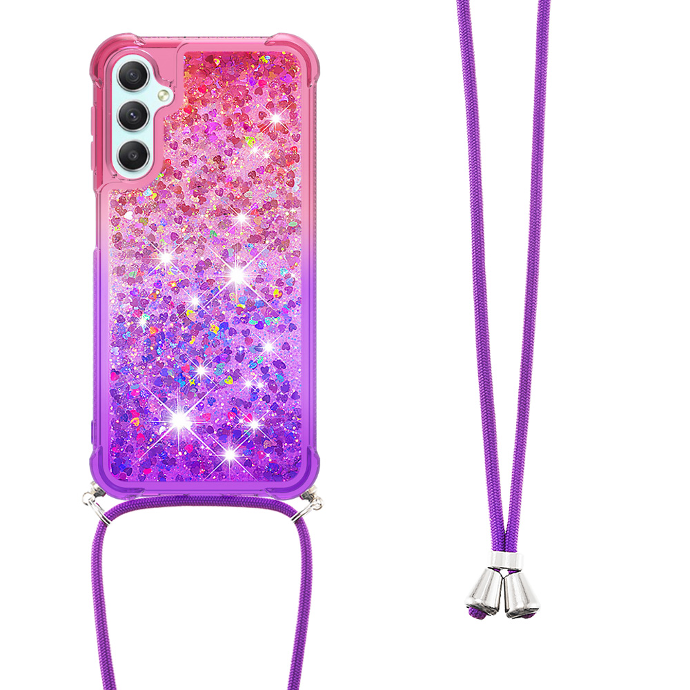 YB Quicksand Series-6 Tpu-telefonhülle Für Samsung Galaxy A25 5G / A24 4g, Gradienten -glitzerflüssigkeitsabdeckung Mit Lanyard - Pink+lila, Galaxy A25 5G
YB Quicksand Series-6 Tpu-telefonhülle Für Samsung Galaxy A25 5G / A24 4g, Gradienten -glitzerflüssigkeitsabdeckung Mit Lanyard - Pink+lila, Galaxy A25 5G
