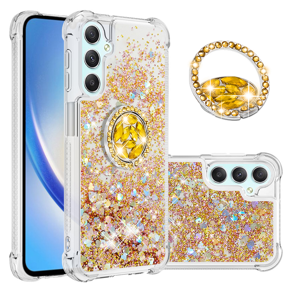 YB Quicksand Series-7 Flüssigkoffer Für Samsung Galaxy A25 5G / A24 4g, TPU Floating Waterfall Ständer Telefonabdeckung - Gold / Herzen, Galaxy A25 5G
YB Quicksand Series-7 Flüssigkoffer Für Samsung Galaxy A25 5G / A24 4g, TPU Floating Waterfall Ständer Telefonabdeckung - Gold / Herzen, Galaxy A25 5G