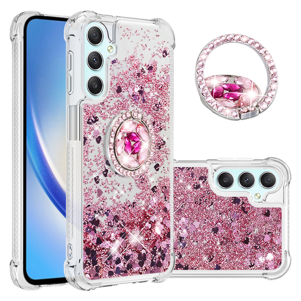 YB Quicksand Series-7 Flüssigkoffer Für Samsung Galaxy A25 5G / A24 4g, TPU Floating Waterfall Ständer Telefonabdeckung - Roségold / Herzen, Galaxy A25 5G
YB Quicksand Series-7 Flüssigkoffer Für Samsung Galaxy A25 5G / A24 4g, TPU Floating Waterfall Ständer Telefonabdeckung - Roségold / Herzen, Galaxy A25 5G