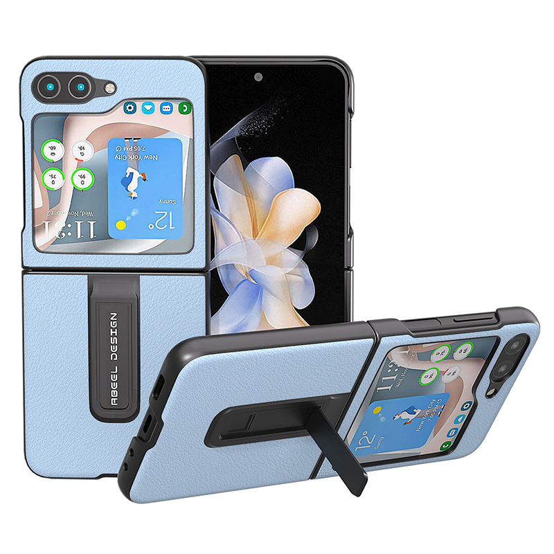 ABEEL Für Samsung Galaxy Z Flip5 5G Kickstand -telefonhülle Echtes Kuhleder+pc Textured Cover - Blau, Galaxy Z Flip5 5G
ABEEL Für Samsung Galaxy Z Flip5 5G Kickstand -telefonhülle Echtes Kuhleder+pc Textured Cover - Blau, Galaxy Z Flip5 5G