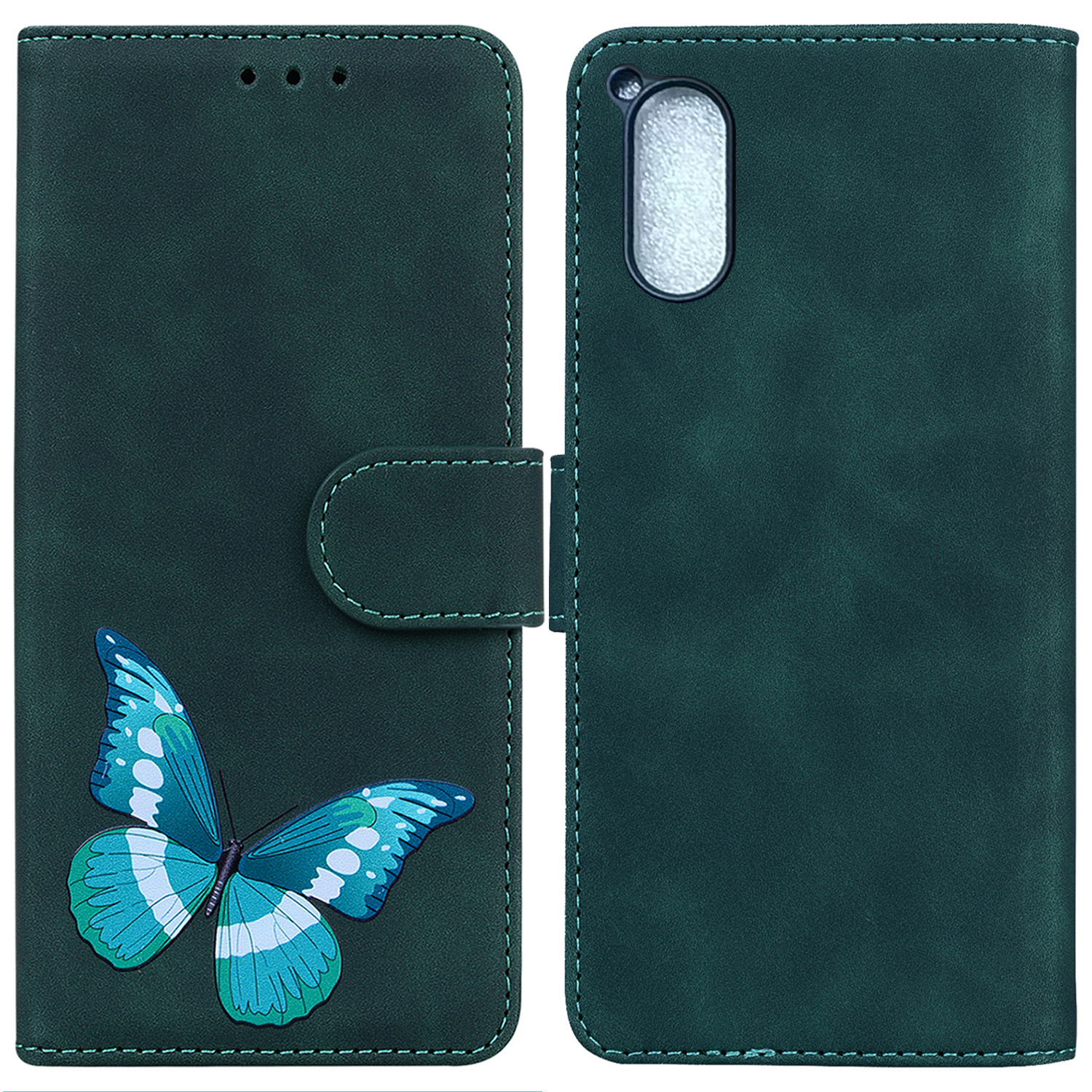 Für Sony Xperia 5 V Book Style Butterfly -druckständer Brieftasche PU Leder+tpu -telefonabdeckung - Grün, Xperia 5 V
Für Sony Xperia 5 V Book Style Butterfly -druckständer Brieftasche PU Leder+tpu -telefonabdeckung - Grün, Xperia 5 V