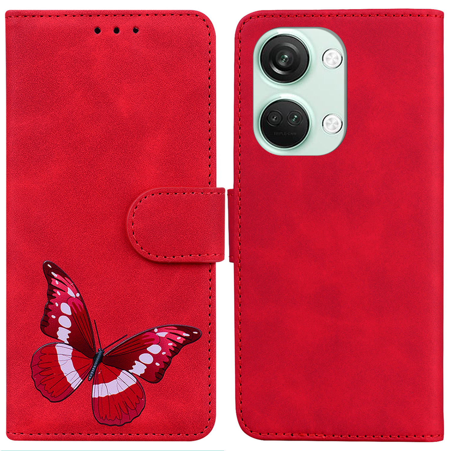 Für OnePlus Nord 3 5g / Ace 2V Butterfly Druckstand Wallet Hülle PU Leder+tpu -buchstil Telefon Cover - Rot, OnePlus Nord 3 5G
Für OnePlus Nord 3 5g / Ace 2V Butterfly Druckstand Wallet Hülle PU Leder+tpu -buchstil Telefon Cover - Rot, OnePlus Nord 3 5G