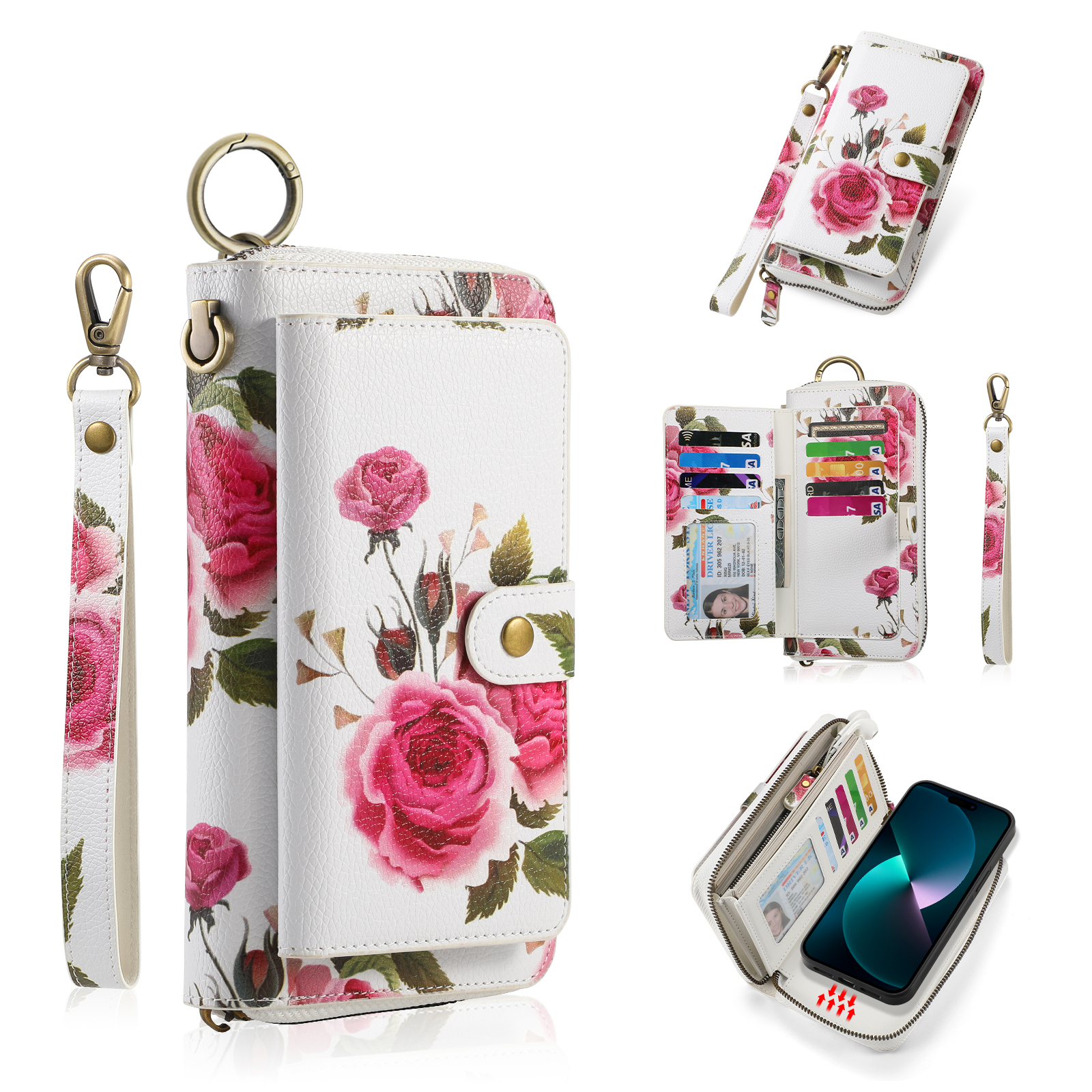 Pola Style 003 Stoßdämpfer Hülle Für Iphone 15 Pro Max TPU+PU Blume Gedruckte Abnehmbare 2-in-1-brieftaschen-telefonabdeckung Mit Riemen - Rosa, iPhone 15 Pro Max
Pola Style 003 Stoßdämpfer Hülle Für Iphone 15 Pro Max TPU+PU Blume Gedruckte Abnehmbare 2-in-1-brieftaschen-telefonabdeckung Mit Riemen - Rosa, iPhone 15 Pro Max