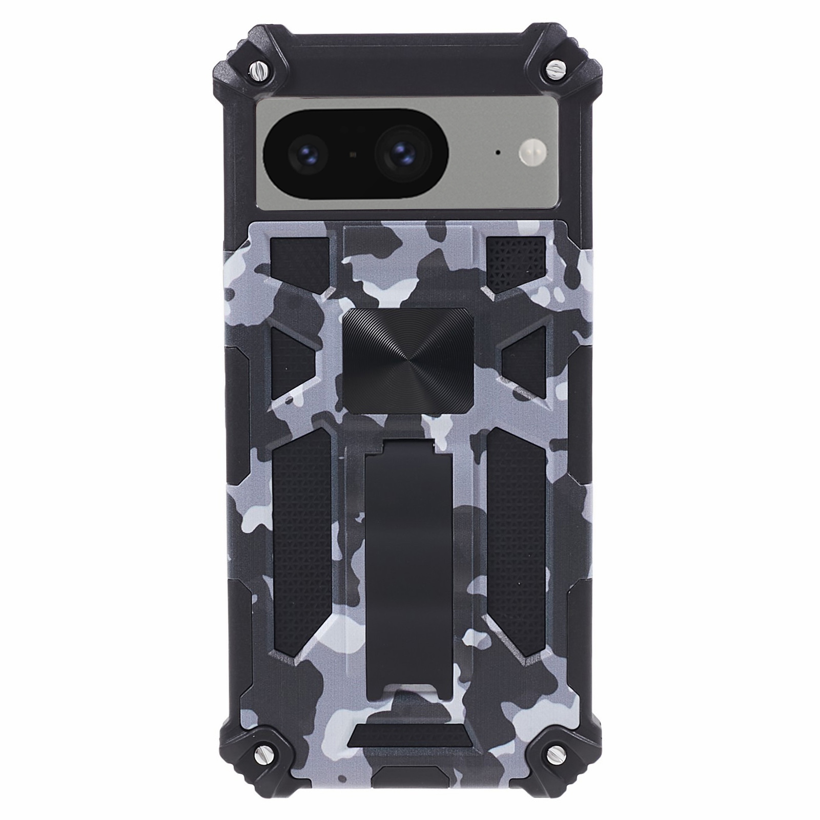 Für Google Pixel 8 Camouflage Kickstand Phone Case PC+TPU Schockdcoverabdeckung - Schwarz, Google Pixel 8
Für Google Pixel 8 Camouflage Kickstand Phone Case PC+TPU Schockdcoverabdeckung - Schwarz, Google Pixel 8