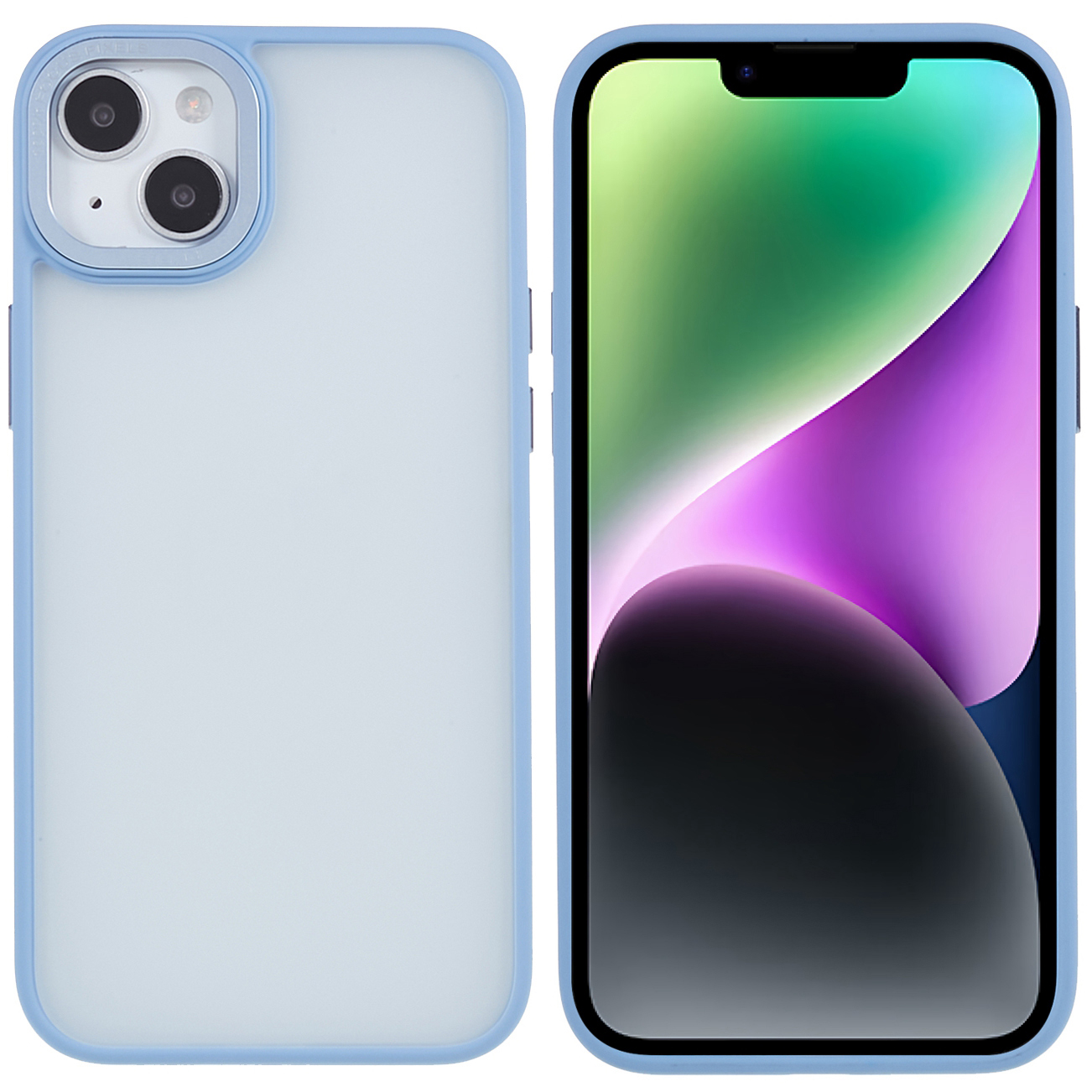 Fulexin Für Iphone 15 Plus Schutzhülle Hartes PC Soft TPU -telefonabdeckung Mit Metalllinsenrahmen - Baby Blau, iPhone 15 Plus
Fulexin Für Iphone 15 Plus Schutzhülle Hartes PC Soft TPU -telefonabdeckung Mit Metalllinsenrahmen - Baby Blau, iPhone 15 Plus