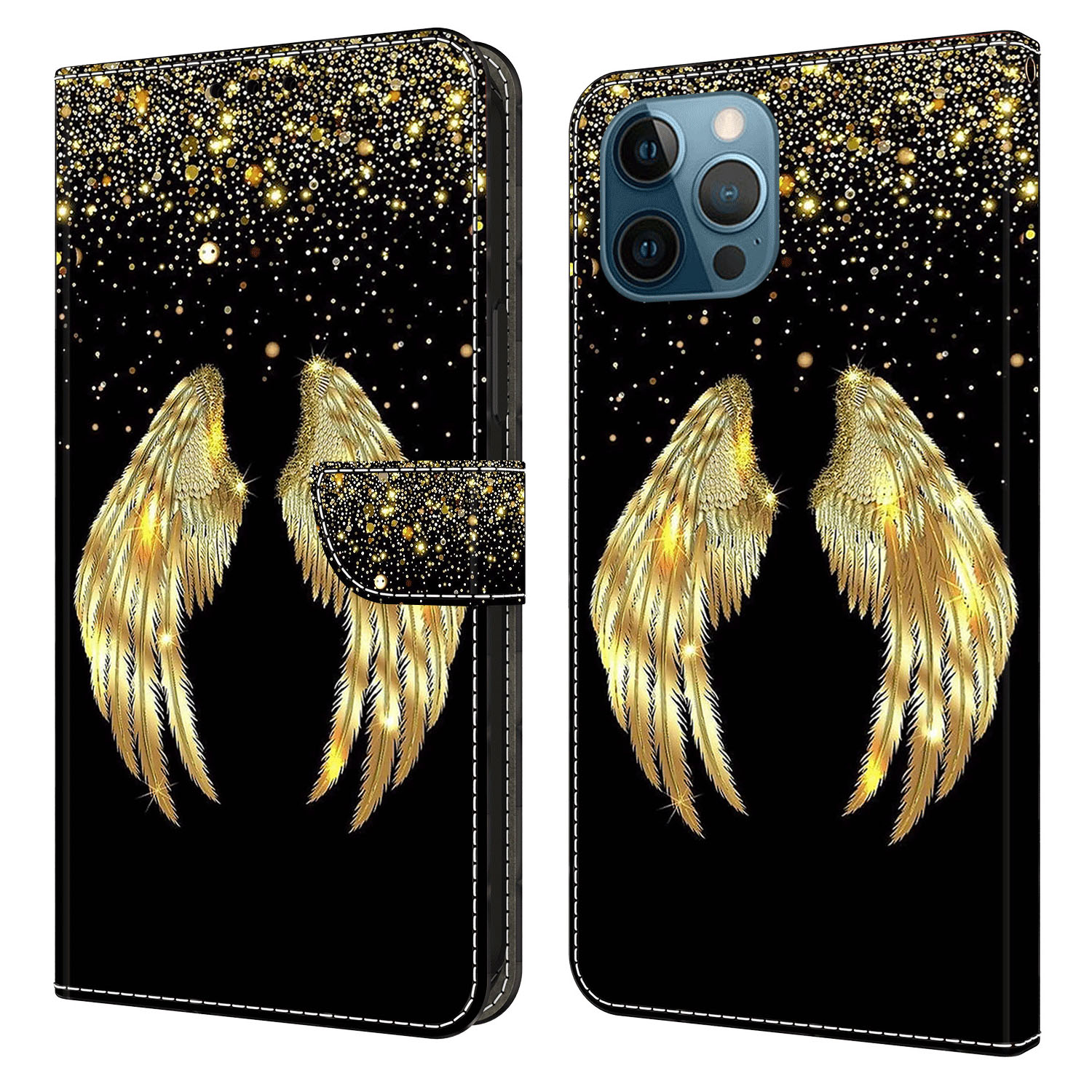 Für Das Iphone 15 Pro PU Leder Telefon Hülle 3D -muster -druckbrieftasche Schutzschutzabdeckung - Gold Flügel, iPhone 15 Pro
Für Das Iphone 15 Pro PU Leder Telefon Hülle 3D -muster -druckbrieftasche Schutzschutzabdeckung - Gold Flügel, iPhone 15 Pro