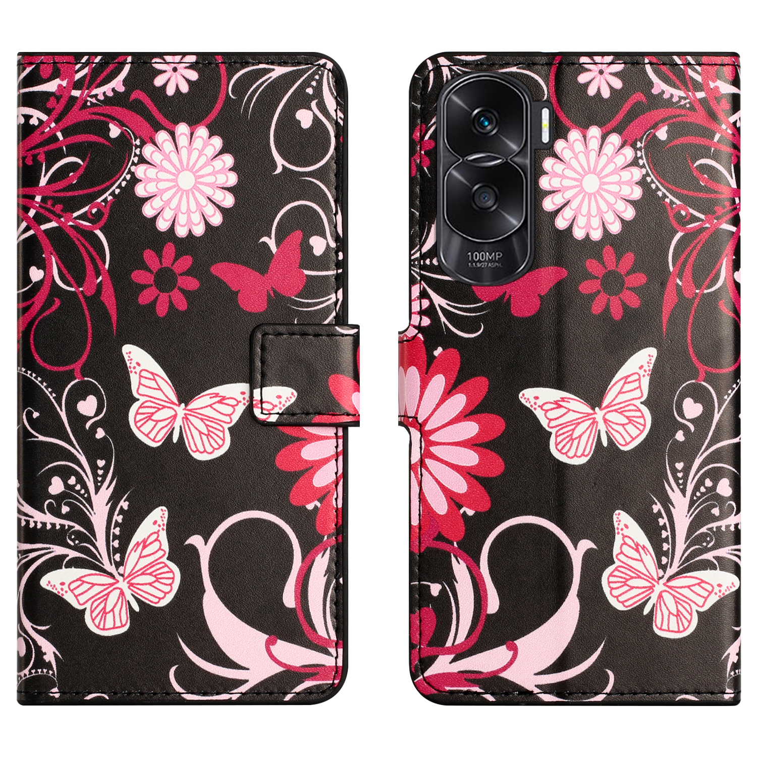 PU Leder Anti-fall-fall Für Ehren 90 Lite 5G / X50i 5g, Ständer Brieftaschenmuster -druck Telefonabdeckung - Schwarz / Schmetterlinge, Honor 90 Lite 5G
PU Leder Anti-fall-fall Für Ehren 90 Lite 5G / X50i 5g, Ständer Brieftaschenmuster -druck Telefonabdeckung - Schwarz / Schmetterlinge, Honor 90 Lite 5G