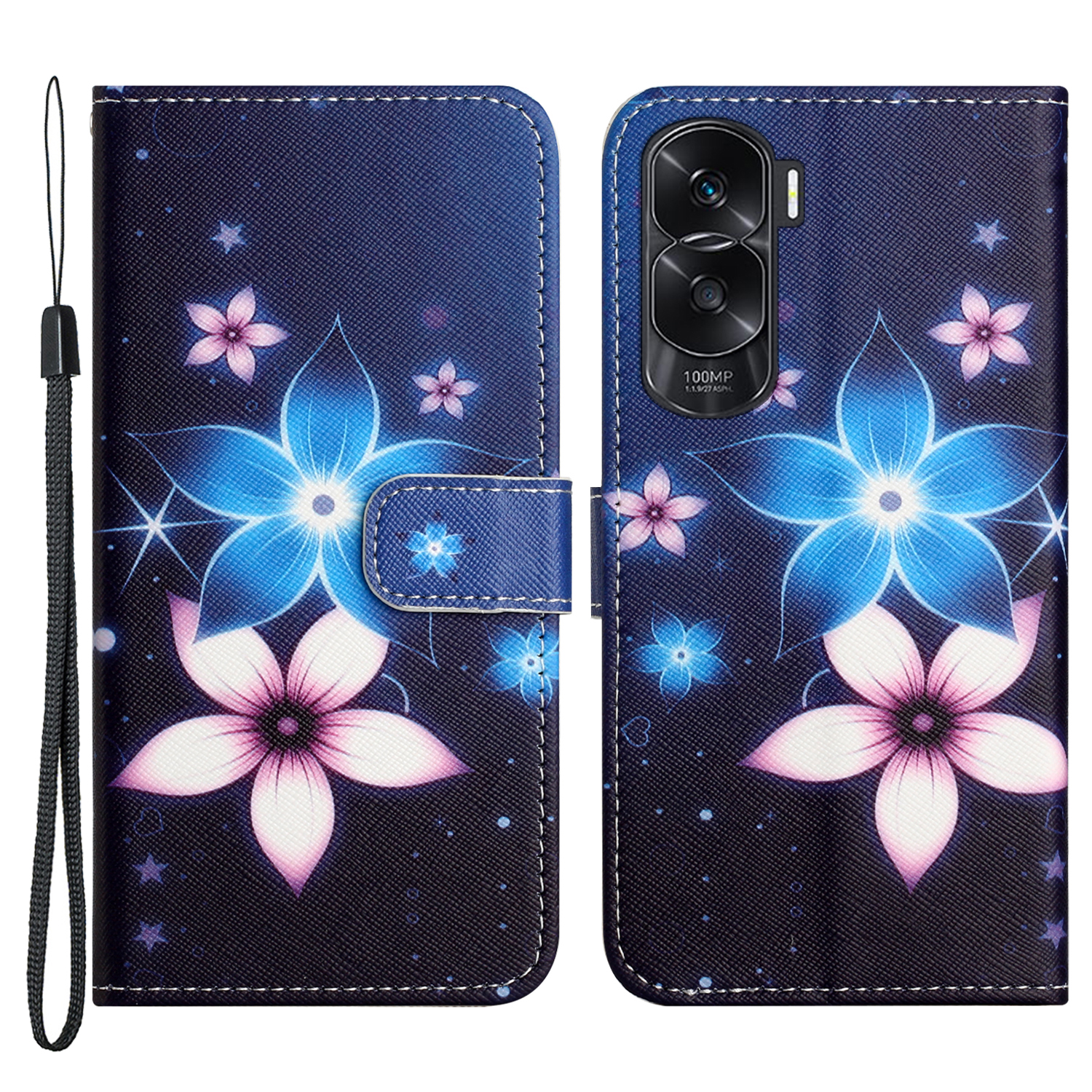 3D -muster -druckbrieftasche Für Ehren 90 Lite 5G / X50i 5g, PU Lederkreuz Texturständer Cover - Blaue Blume, Honor 90 Lite 5G
3D -muster -druckbrieftasche Für Ehren 90 Lite 5G / X50i 5g, PU Lederkreuz Texturständer Cover - Blaue Blume, Honor 90 Lite 5G