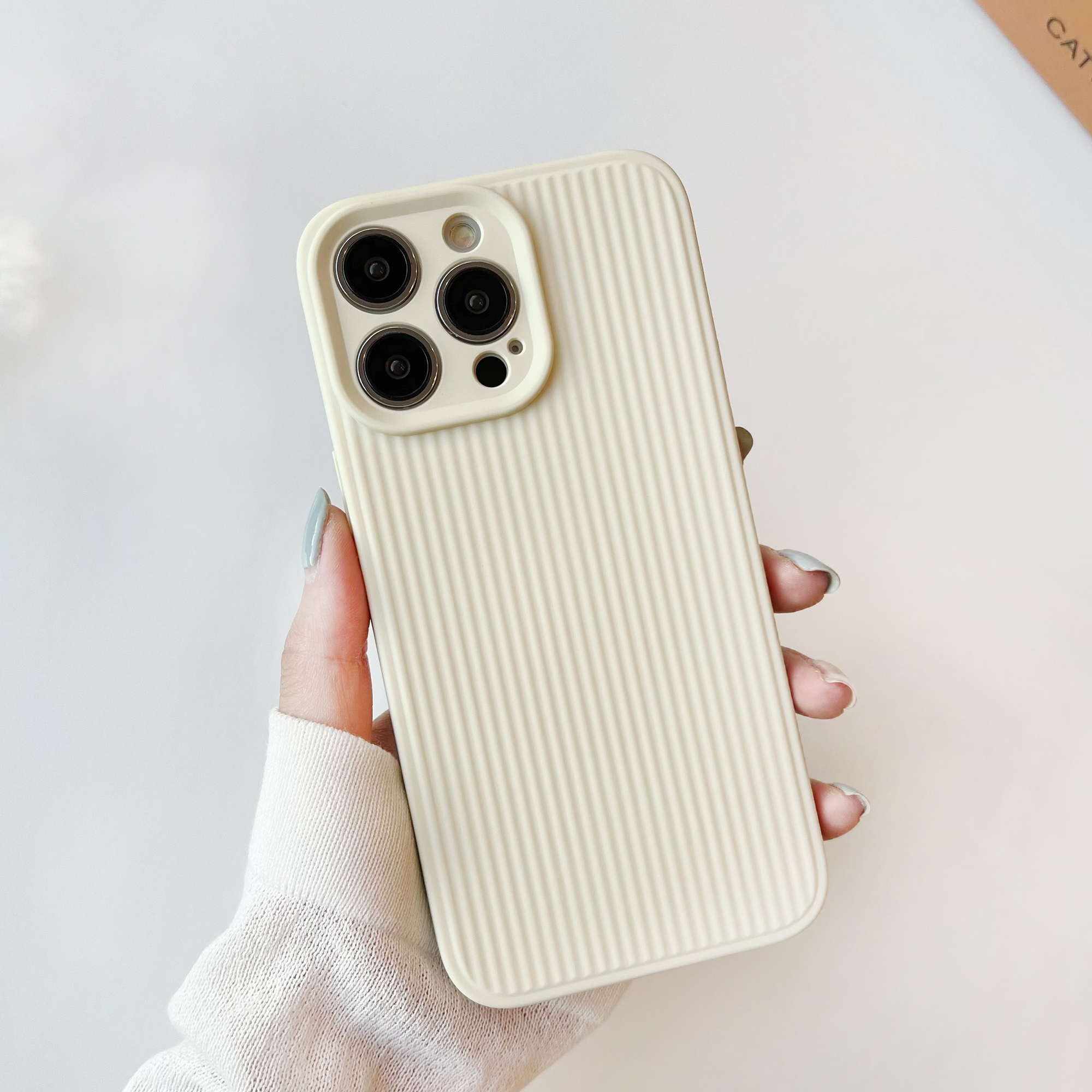 Für Iphone 14 Pro Flexible TPU Phone Case Anti-Stripes Back Slim Fit Cover - Weiß, iPhone 14 Pro
Für Iphone 14 Pro Flexible TPU Phone Case Anti-Stripes Back Slim Fit Cover - Weiß, iPhone 14 Pro