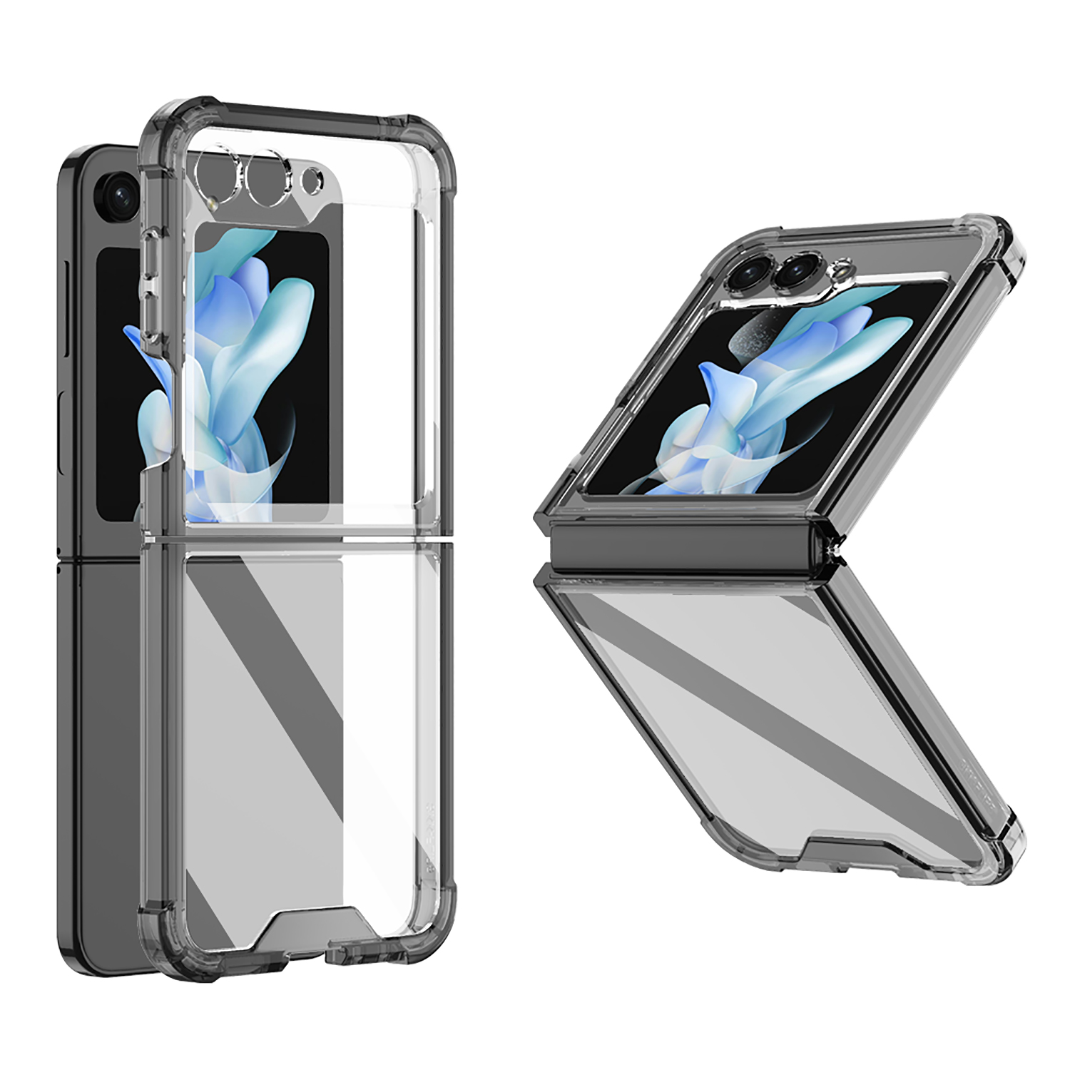 GKK Für Samsung Galaxy Z Flip5 5G Clear Phone Case Soft TPU Airbag Anti-fall-abdeckung - Transparent Schwarz, Galaxy Z Flip5 5G
GKK Für Samsung Galaxy Z Flip5 5G Clear Phone Case Soft TPU Airbag Anti-fall-abdeckung - Transparent Schwarz, Galaxy Z Flip5 5G