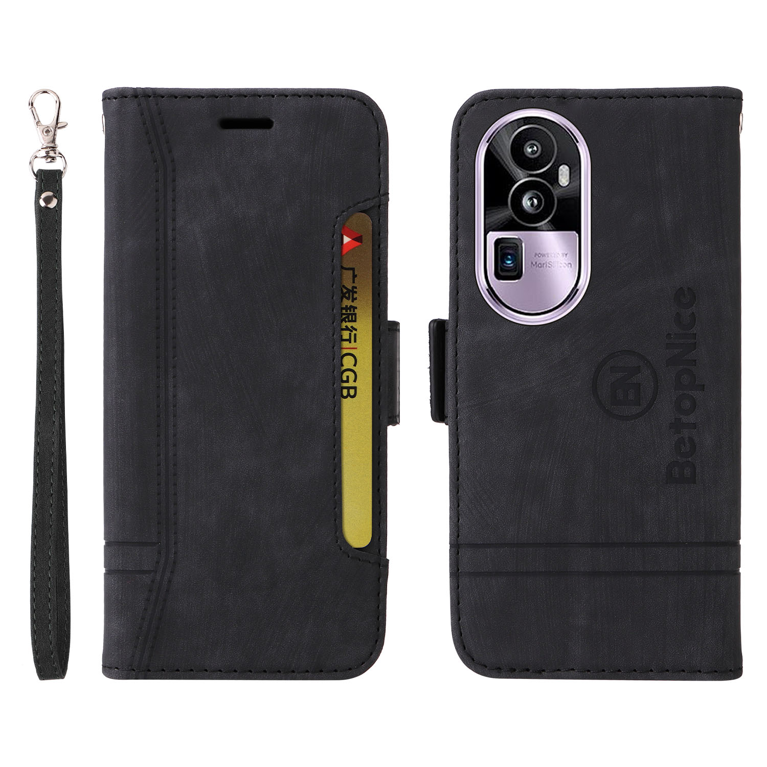 Betopnice 001 Für Oppo Reno10 Pro+ 5G PU Leder -telefonhülle Klappständer Wallet Schockdcover - Schwarz, Oppo Reno10 Pro+ 5G
Betopnice 001 Für Oppo Reno10 Pro+ 5G PU Leder -telefonhülle Klappständer Wallet Schockdcover - Schwarz, Oppo Reno10 Pro+ 5G