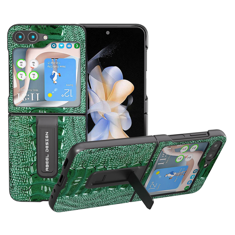 ABEEL Für Samsung Galaxy Z Flip5 5G Krokodiltextur Kickstand Cover Echtes Kuhleder+pc Telefonhülle - Grün, Galaxy Z Flip5 5G
ABEEL Für Samsung Galaxy Z Flip5 5G Krokodiltextur Kickstand Cover Echtes Kuhleder+pc Telefonhülle - Grün, Galaxy Z Flip5 5G