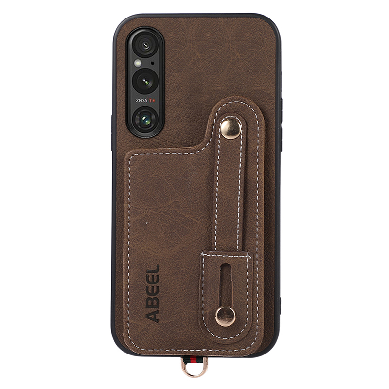 ABEEL Style 03 Für Sony Xperia 1 V Drehkartenhalter Hülle PU Leder+tpu+pc Litchi Textur Telefon Kickstand Cover - Khaki, Sony Xperia 1 V
ABEEL Style 03 Für Sony Xperia 1 V Drehkartenhalter Hülle PU Leder+tpu+pc Litchi Textur Telefon Kickstand Cover - Khaki, Sony Xperia 1 V