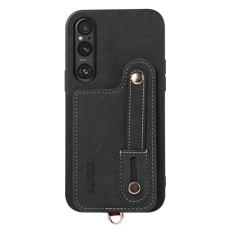 ABEEL Style 03 Für Sony Xperia 1 V Drehkartenhalter Hülle PU Leder+tpu+pc Litchi Textur Telefon Kickstand Cover - Schwarz, Sony Xperia 1 V
ABEEL Style 03 Für Sony Xperia 1 V Drehkartenhalter Hülle PU Leder+tpu+pc Litchi Textur Telefon Kickstand Cover - Schwarz, Sony Xperia 1 V