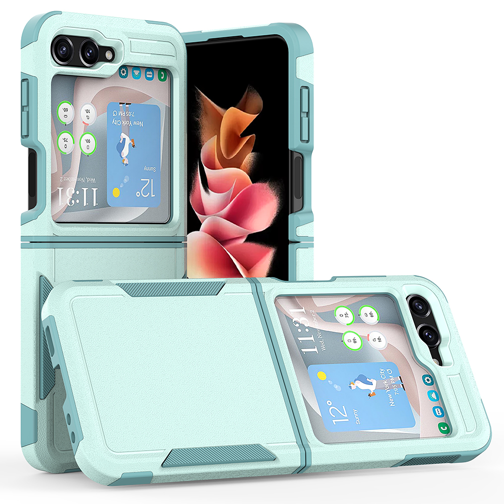 Für Samsung Galaxy Z Flip5 5G Dual Layer Protection PC+TPU Deckung Anti-fall-telefonhülle - Minzgrün, Galaxy Z Flip5 5G
Für Samsung Galaxy Z Flip5 5G Dual Layer Protection PC+TPU Deckung Anti-fall-telefonhülle - Minzgrün, Galaxy Z Flip5 5G
