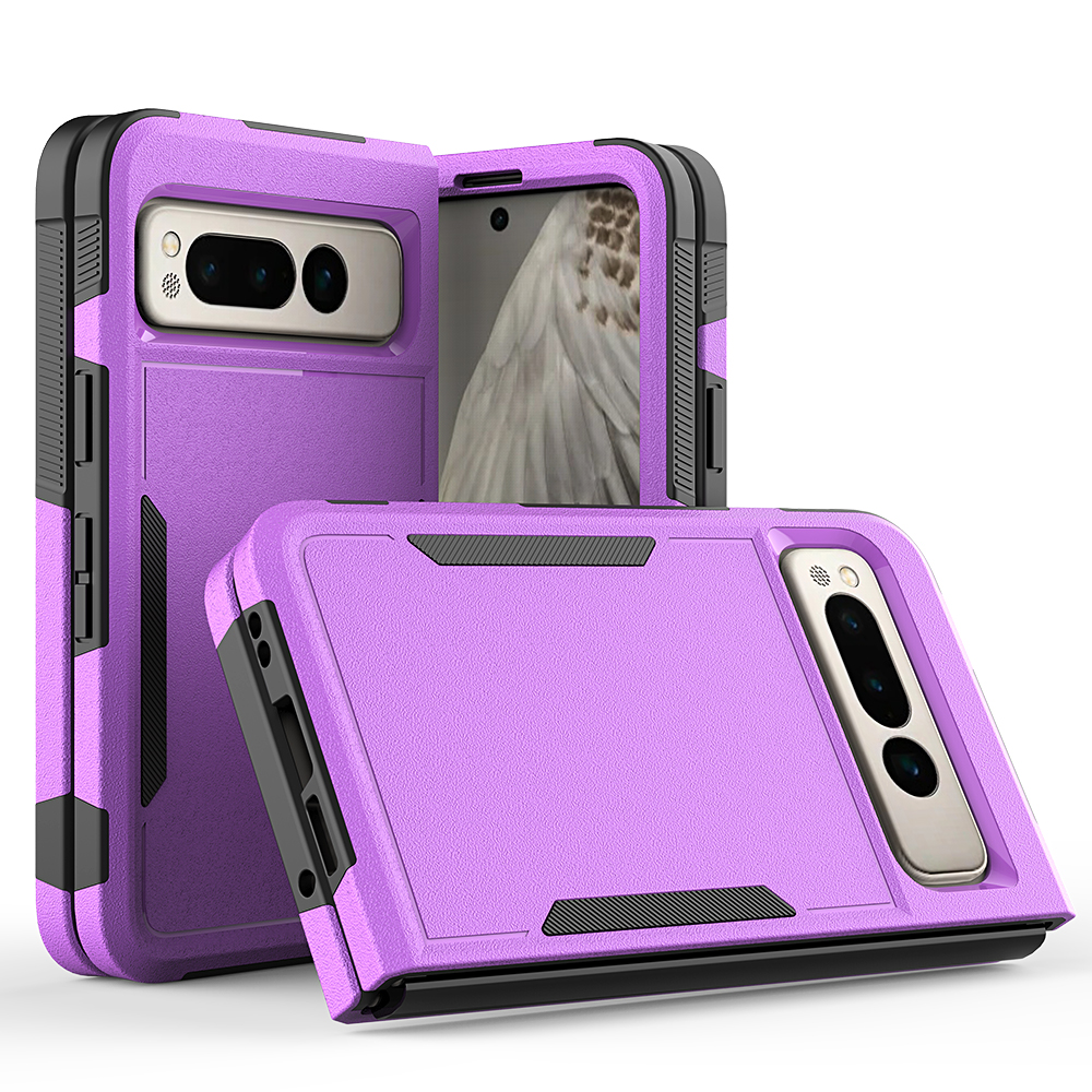 Anti-fall-telefonhülle Für Google Pixel Fold Hard PC+Soft TPU Slim Case Schockproof-telefonabdeckung - Lila, Google Pixel Fold
Anti-fall-telefonhülle Für Google Pixel Fold Hard PC+Soft TPU Slim Case Schockproof-telefonabdeckung - Lila, Google Pixel Fold