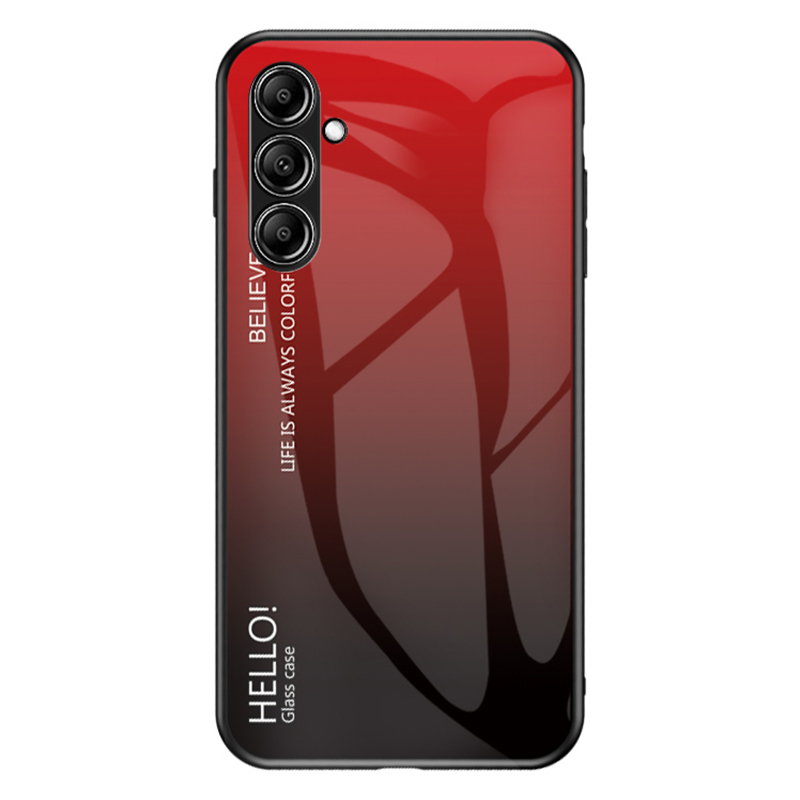 Für Samsung Galaxy S23 fe Gradient Tempered Glass Case PC+TPU Schockdelie -telefonabdeckung - Gradient Rot Schwarz, Galaxy S23 FE
Für Samsung Galaxy S23 fe Gradient Tempered Glass Case PC+TPU Schockdelie -telefonabdeckung - Gradient Rot Schwarz, Galaxy S23 FE