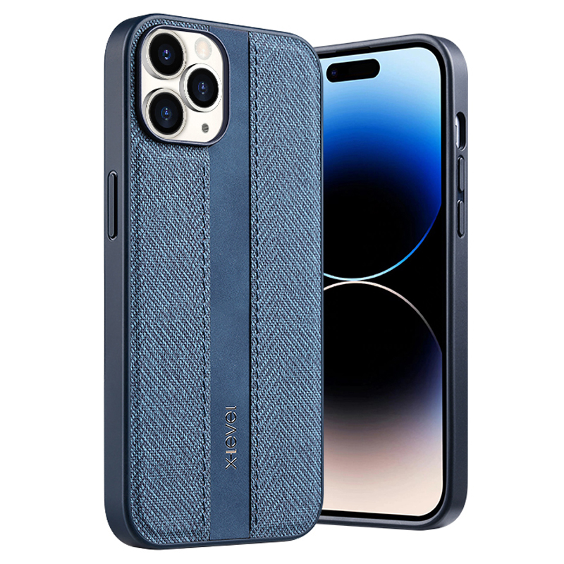 X-level-telefonhülle Für Iphone 15 Pro Max, Stoff Textur PU Leder Beschichtetes Tpu-rückzug - Dunkelblau, iPhone 15 Pro Max
X-level-telefonhülle Für Iphone 15 Pro Max, Stoff Textur PU Leder Beschichtetes Tpu-rückzug - Dunkelblau, iPhone 15 Pro Max